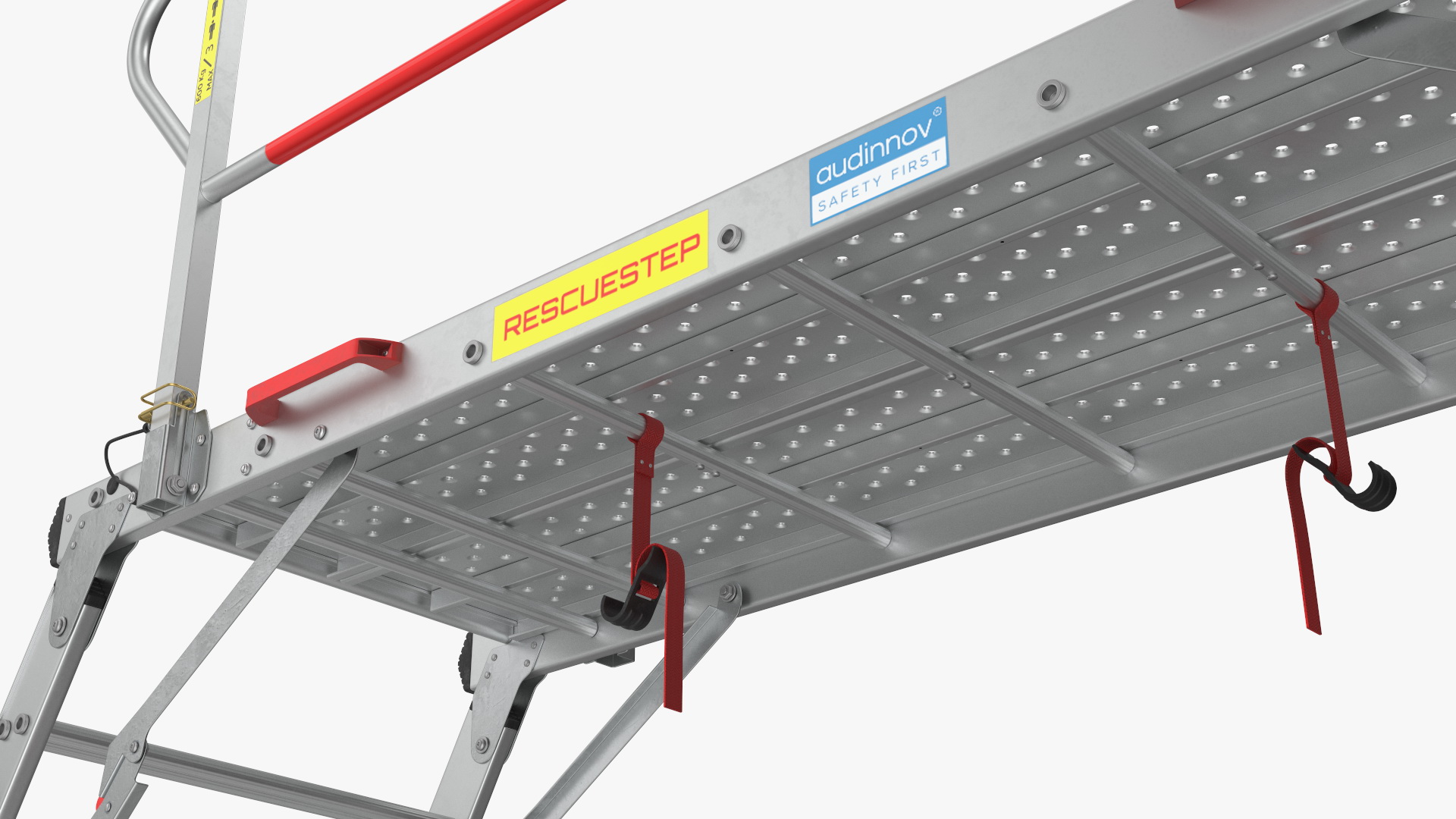 Rescue Platform with Stairs Rigged 3D model