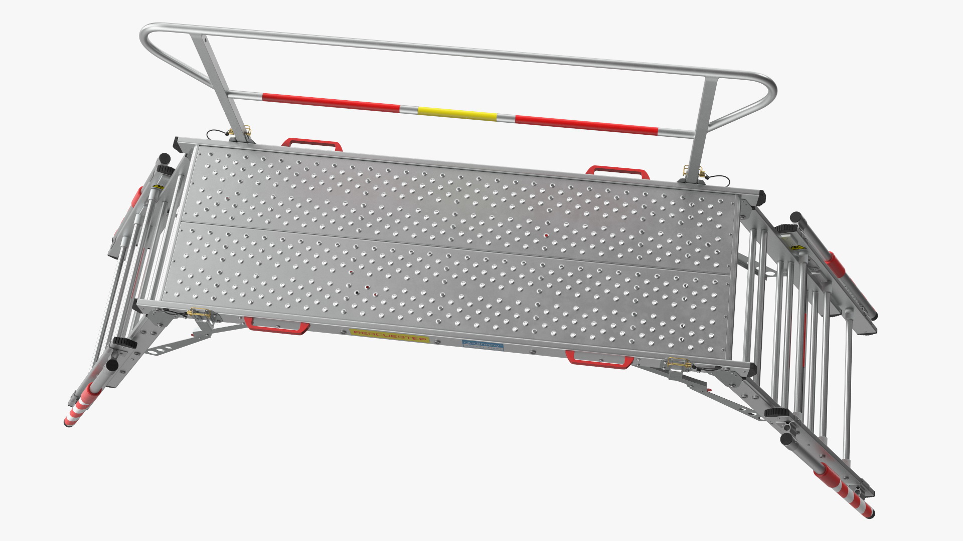 Rescue Platform with Stairs Rigged 3D model