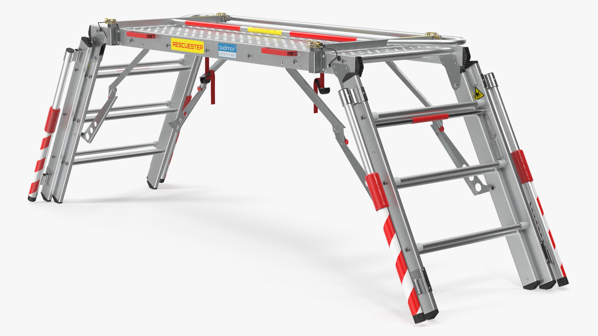 Rescue Platform with Stairs Rigged 3D model