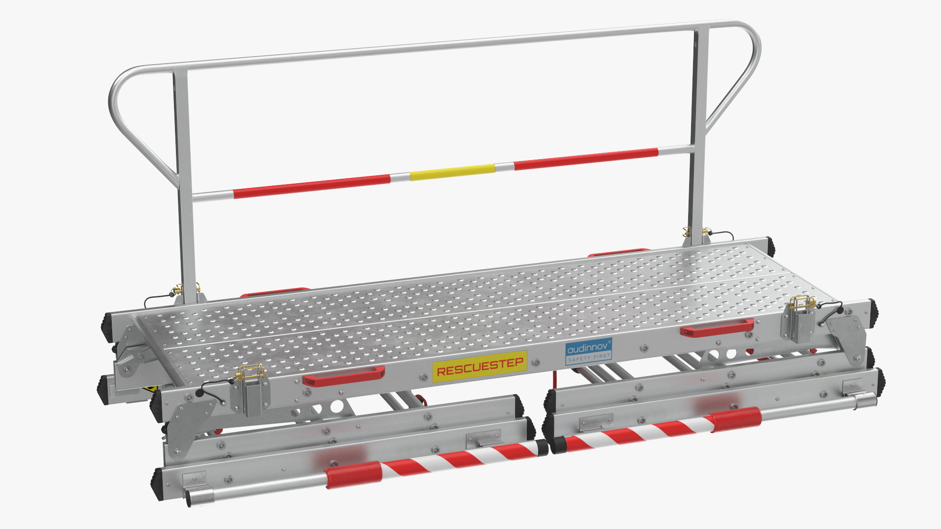 Rescue Platform with Stairs Rigged 3D model