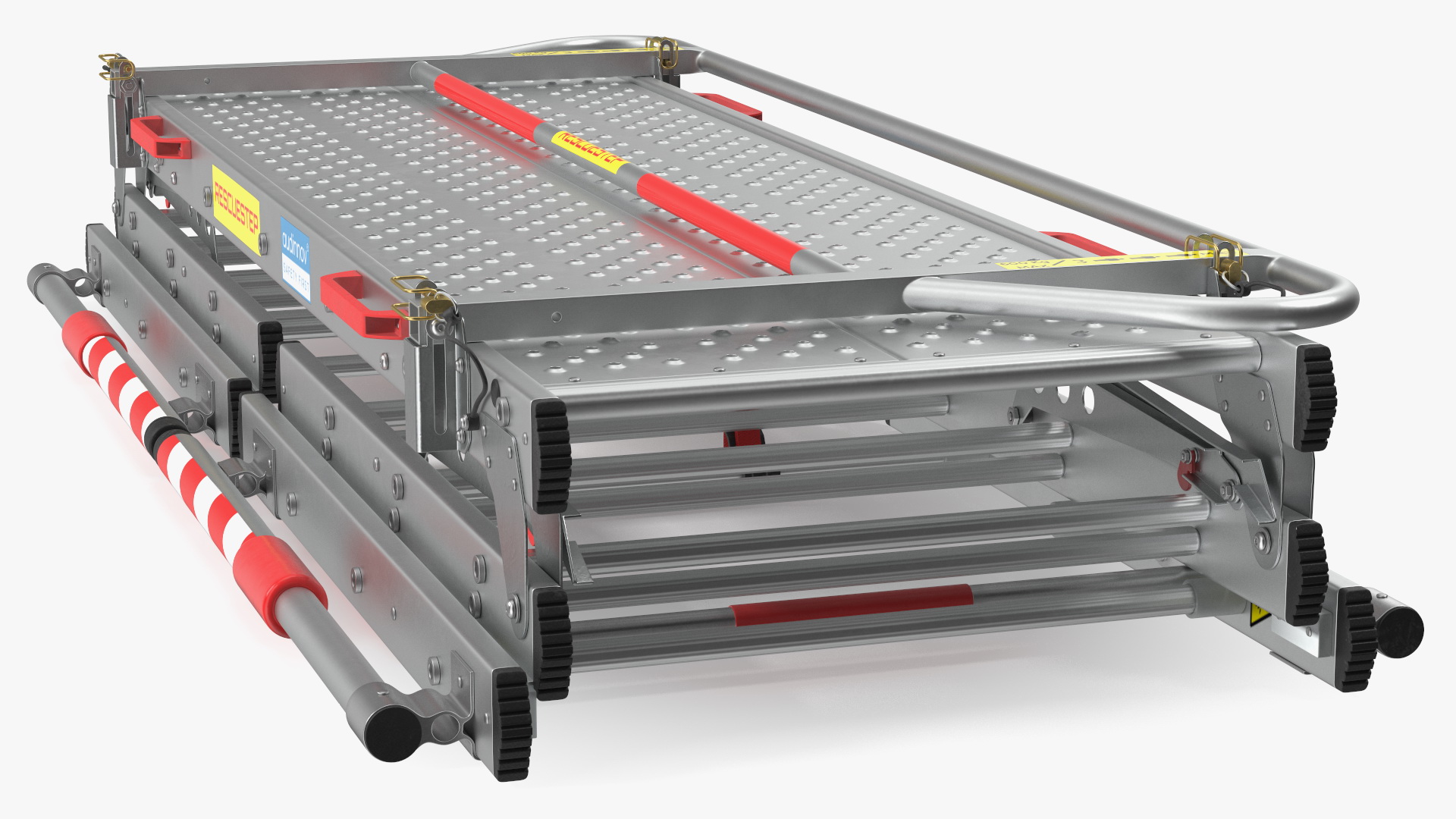 Rescue Platform with Stairs Rigged 3D model