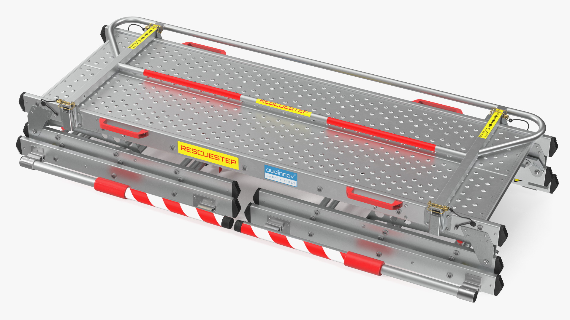 Rescue Platform with Stairs Rigged 3D model