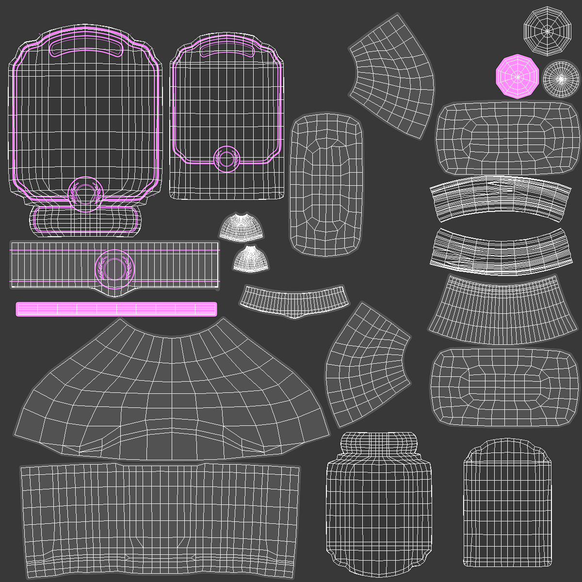 Rum Bottle 80 vol 3D