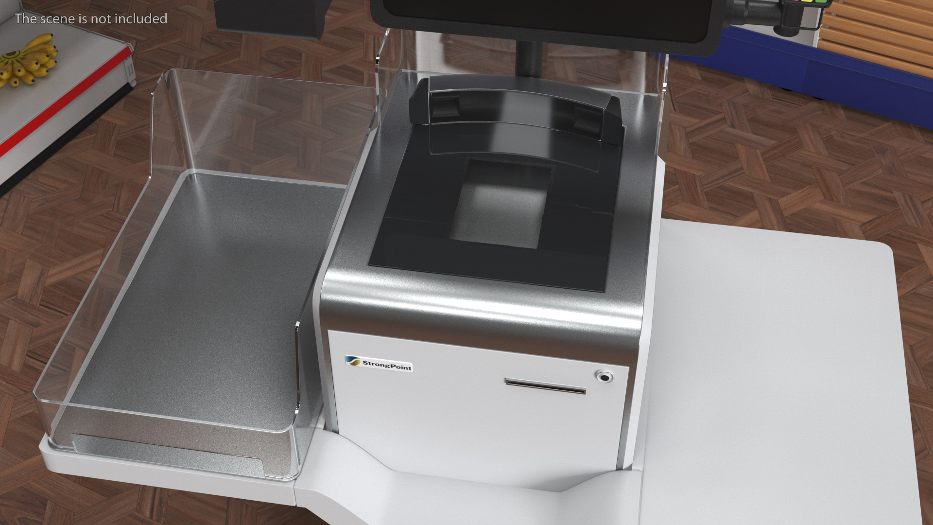 System for Self Checkout StrongPoint Switched Off 3D model