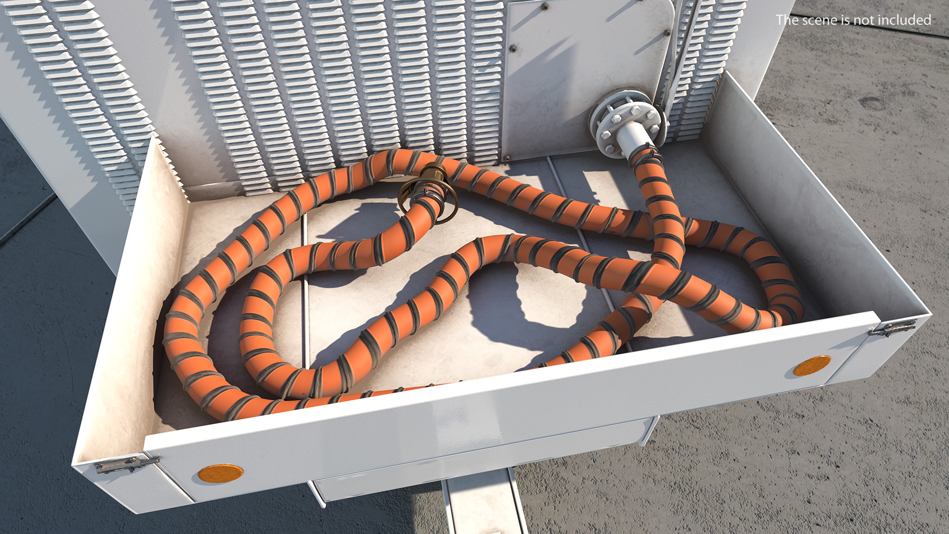 Aircraft Air Start Unit Trailer Mounted 3D model