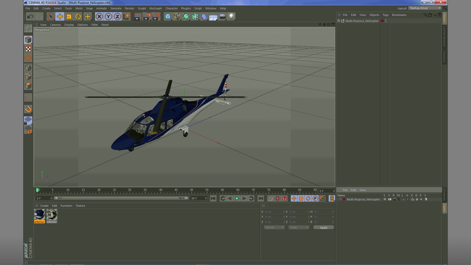 Multi-Purpose Helicopter 3D model
