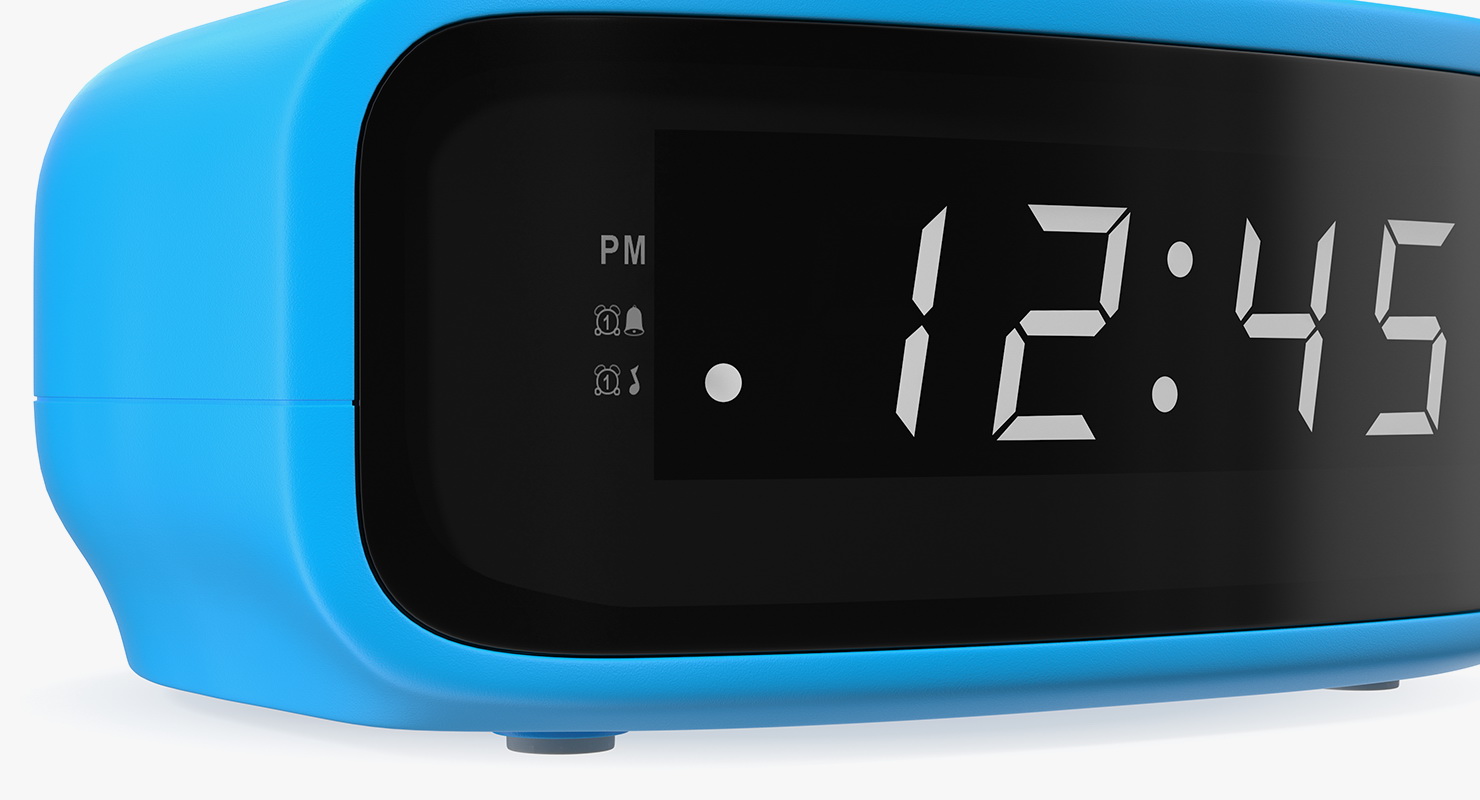 Digital Clock Radio Generic 3D