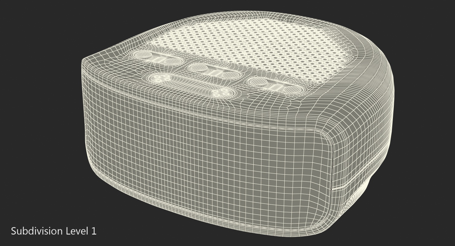 Digital Clock Radio Generic 3D