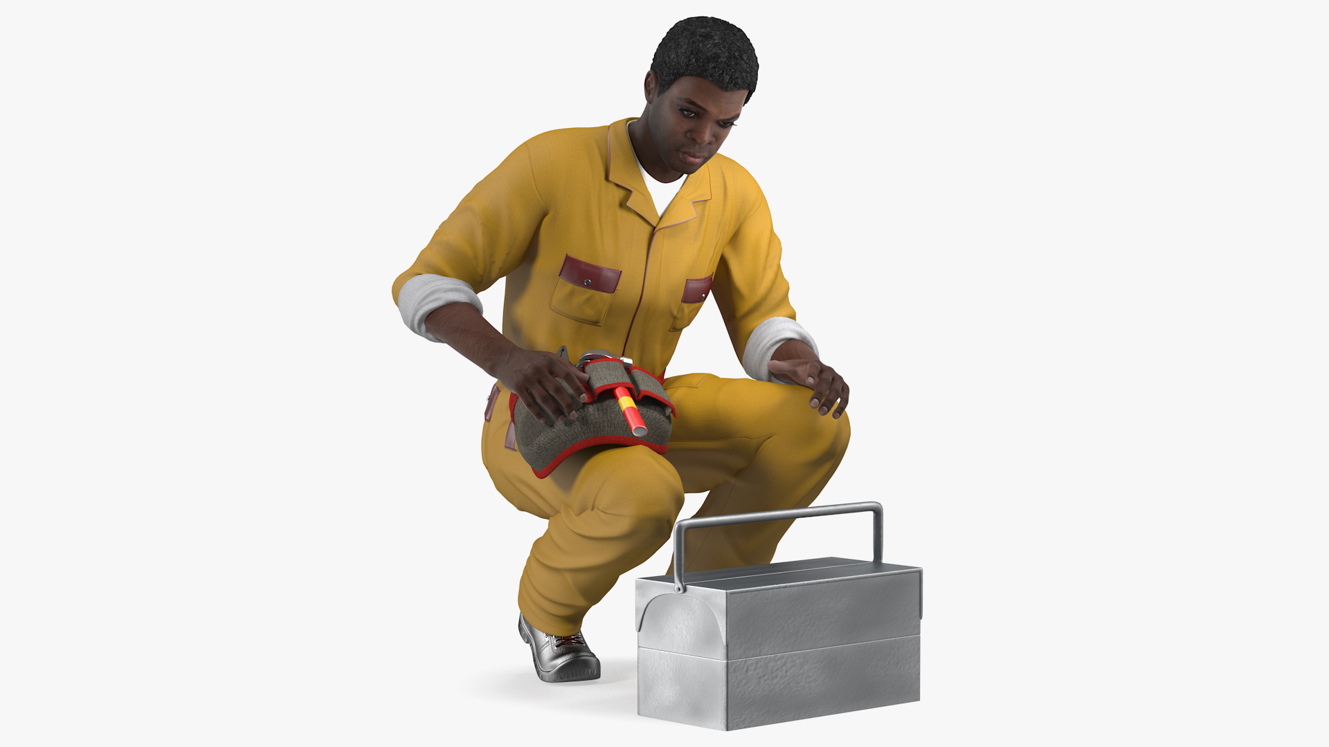 3D African American Locksmith