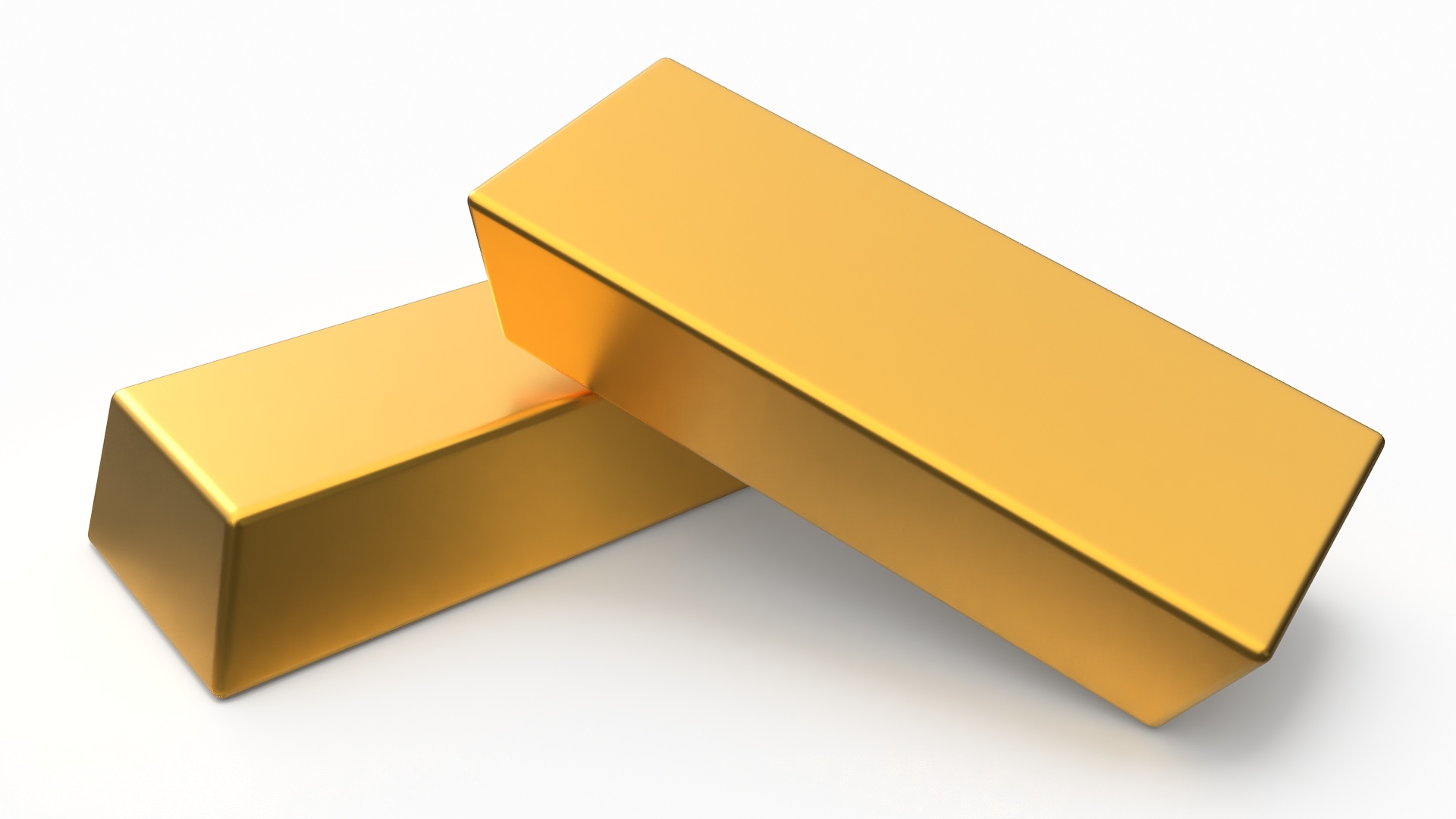 3D Gold Bullion Bar