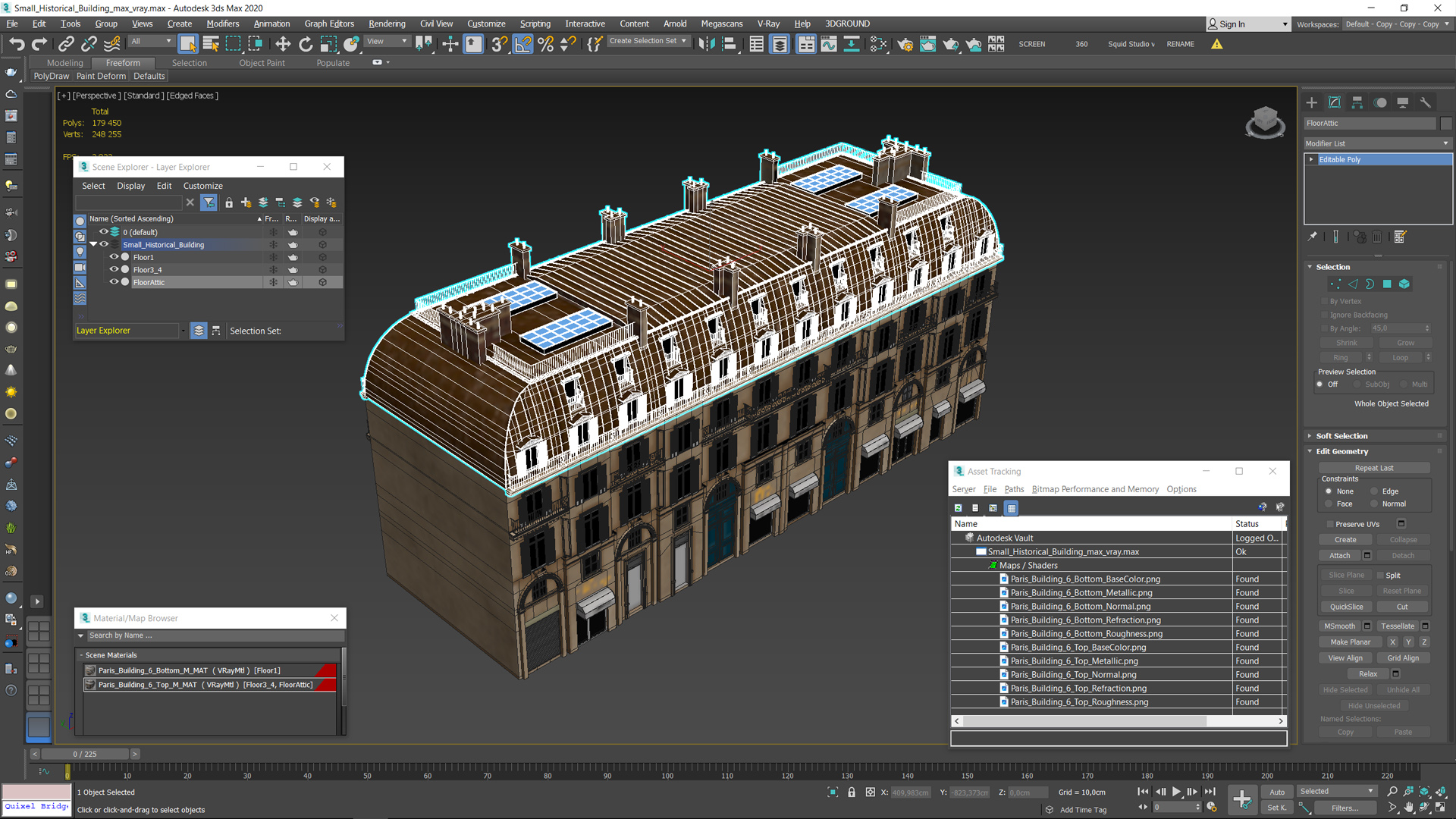 3D model Small Historical Building