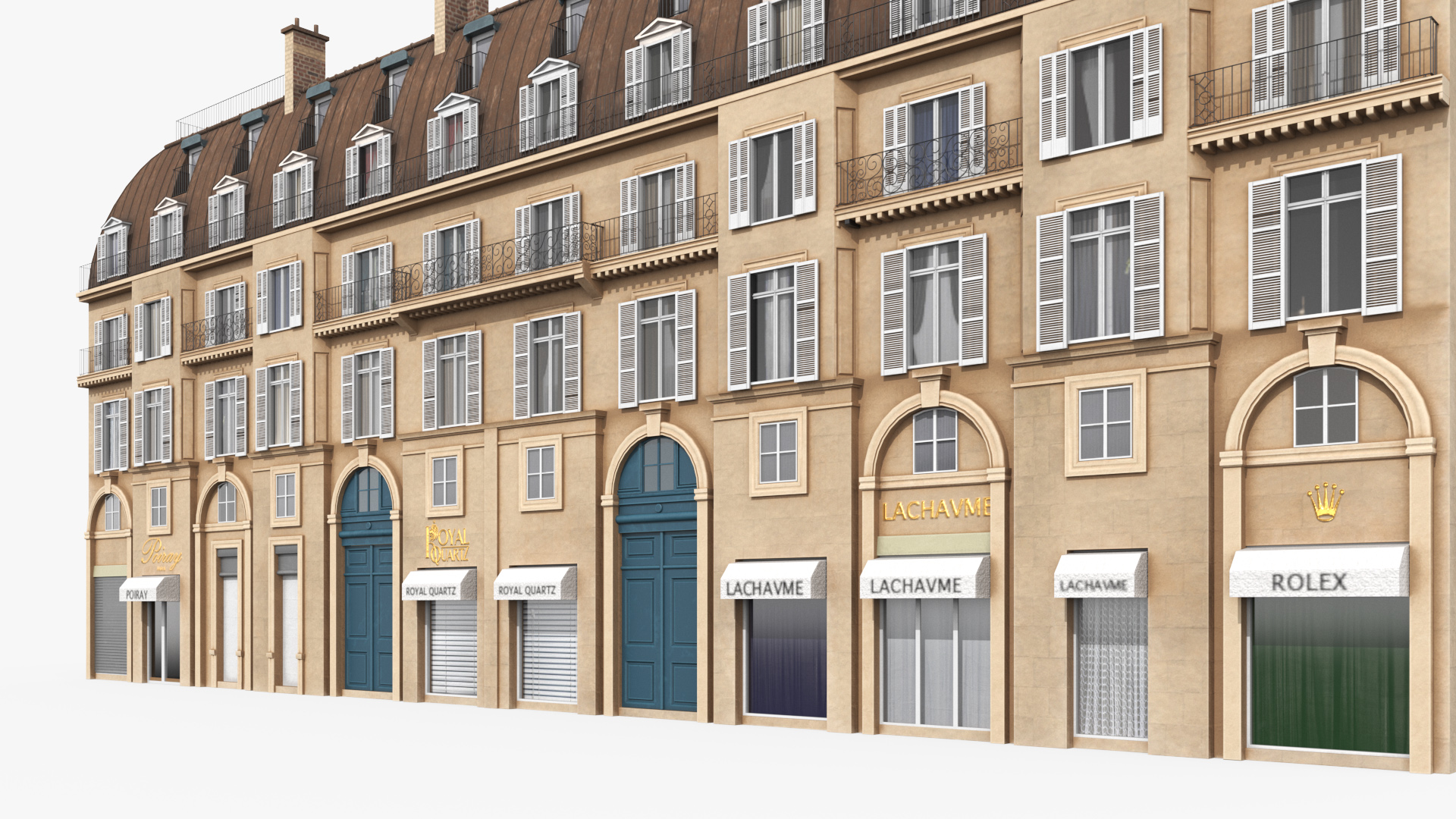 3D model Small Historical Building