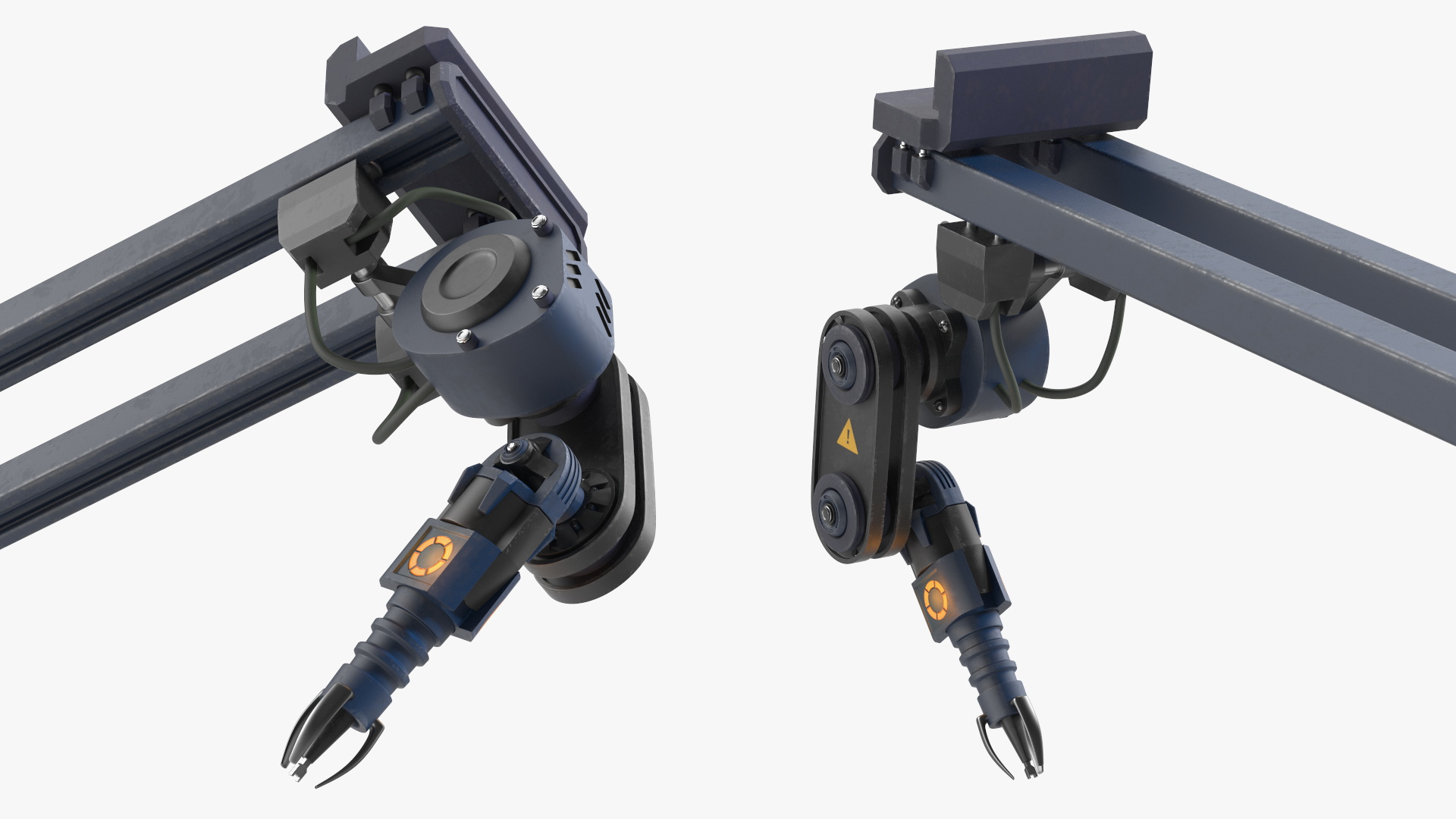 Industrial Robotic Arm Component 3D