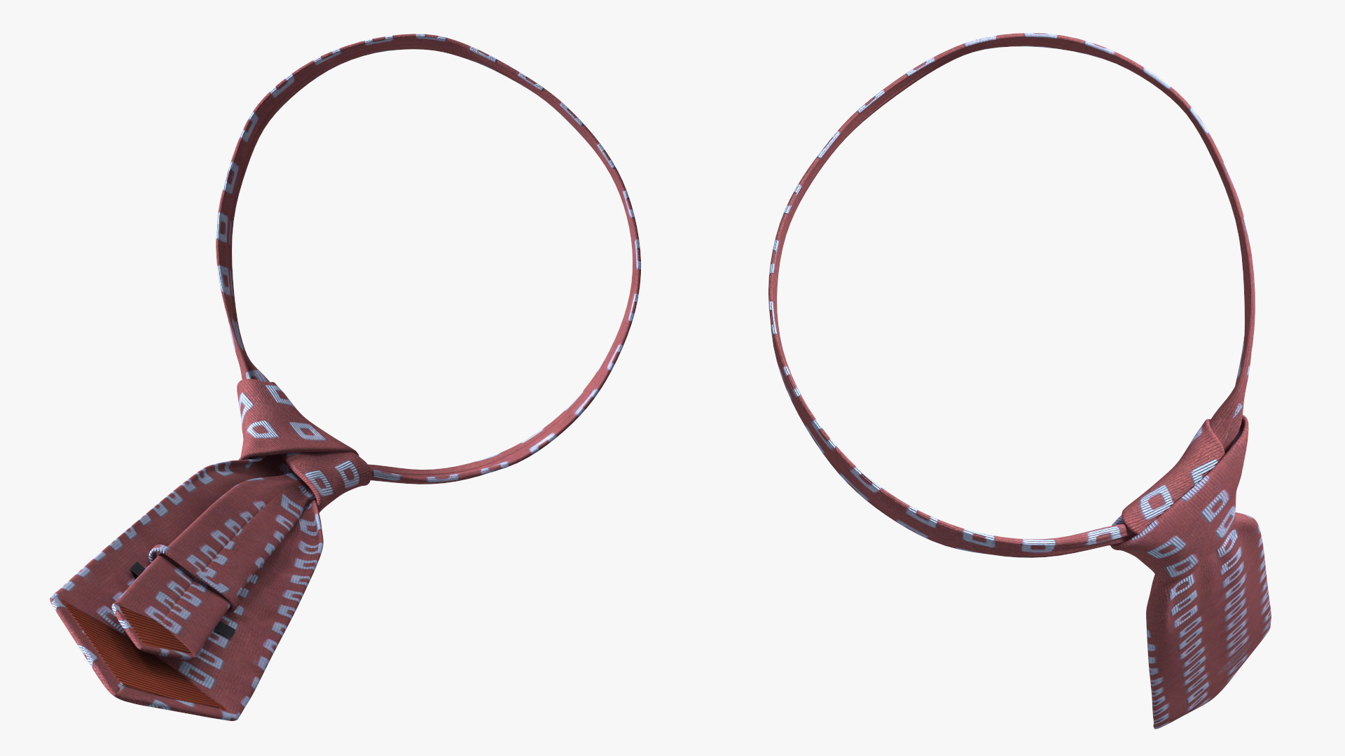 Patterned Necktie 3D