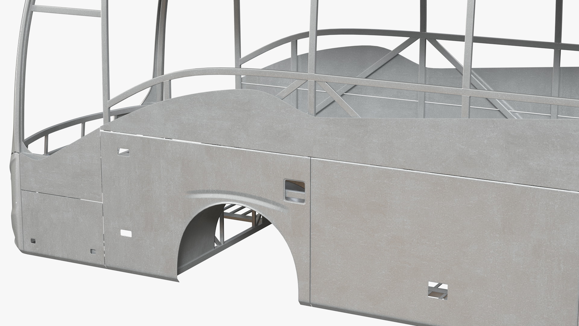 3D model Coach Bus Body Frame