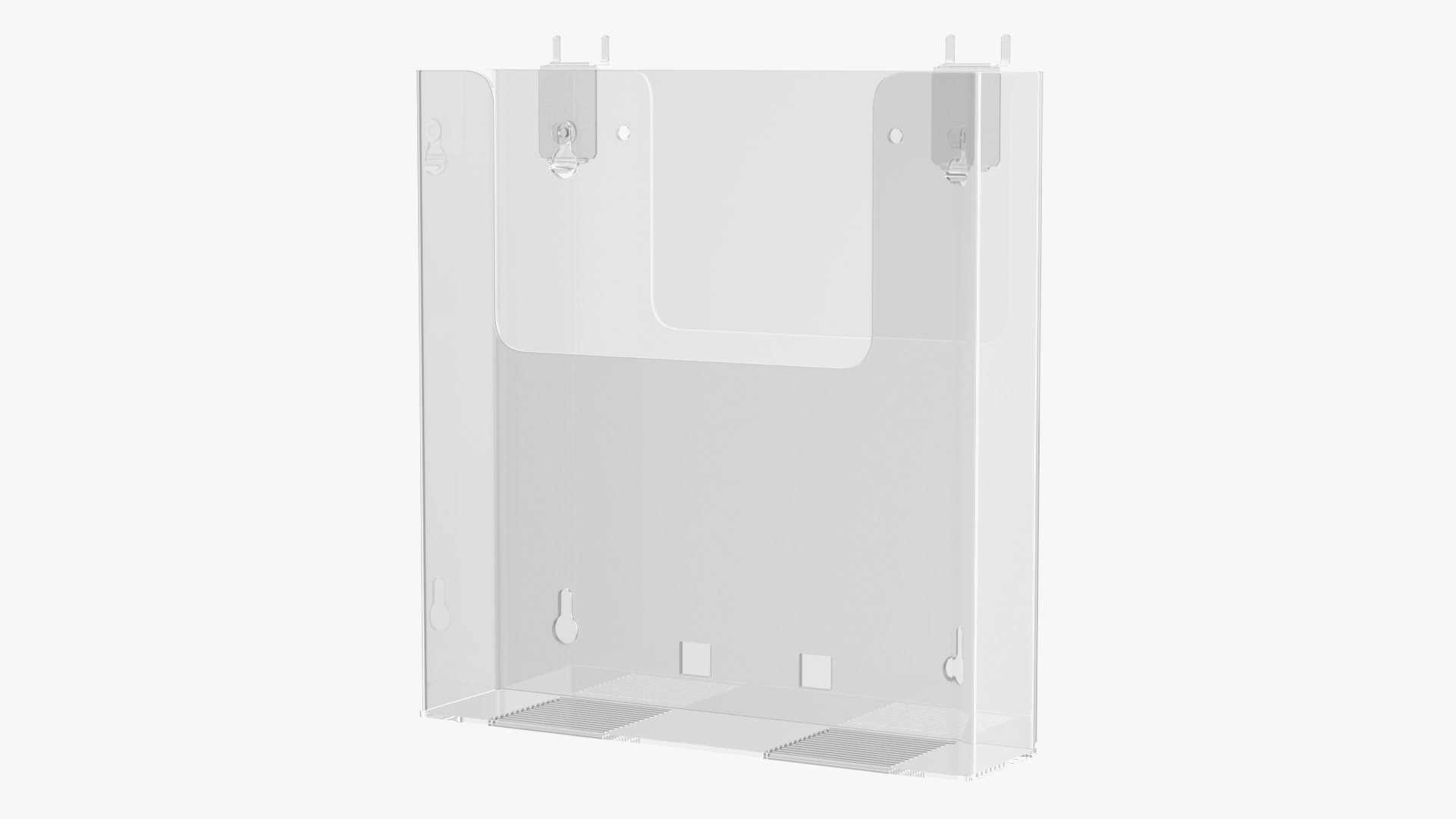 Plastic Slatwall Shelves 3D model