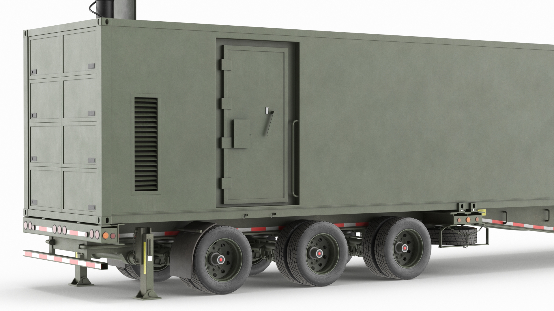 3D Typhon Battery Operation Center with Antennas Up model