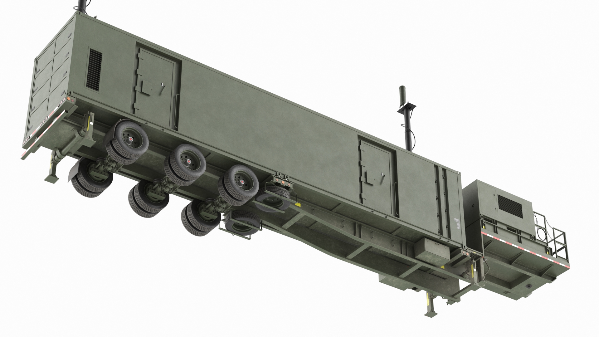 3D Typhon Battery Operation Center with Antennas Up model