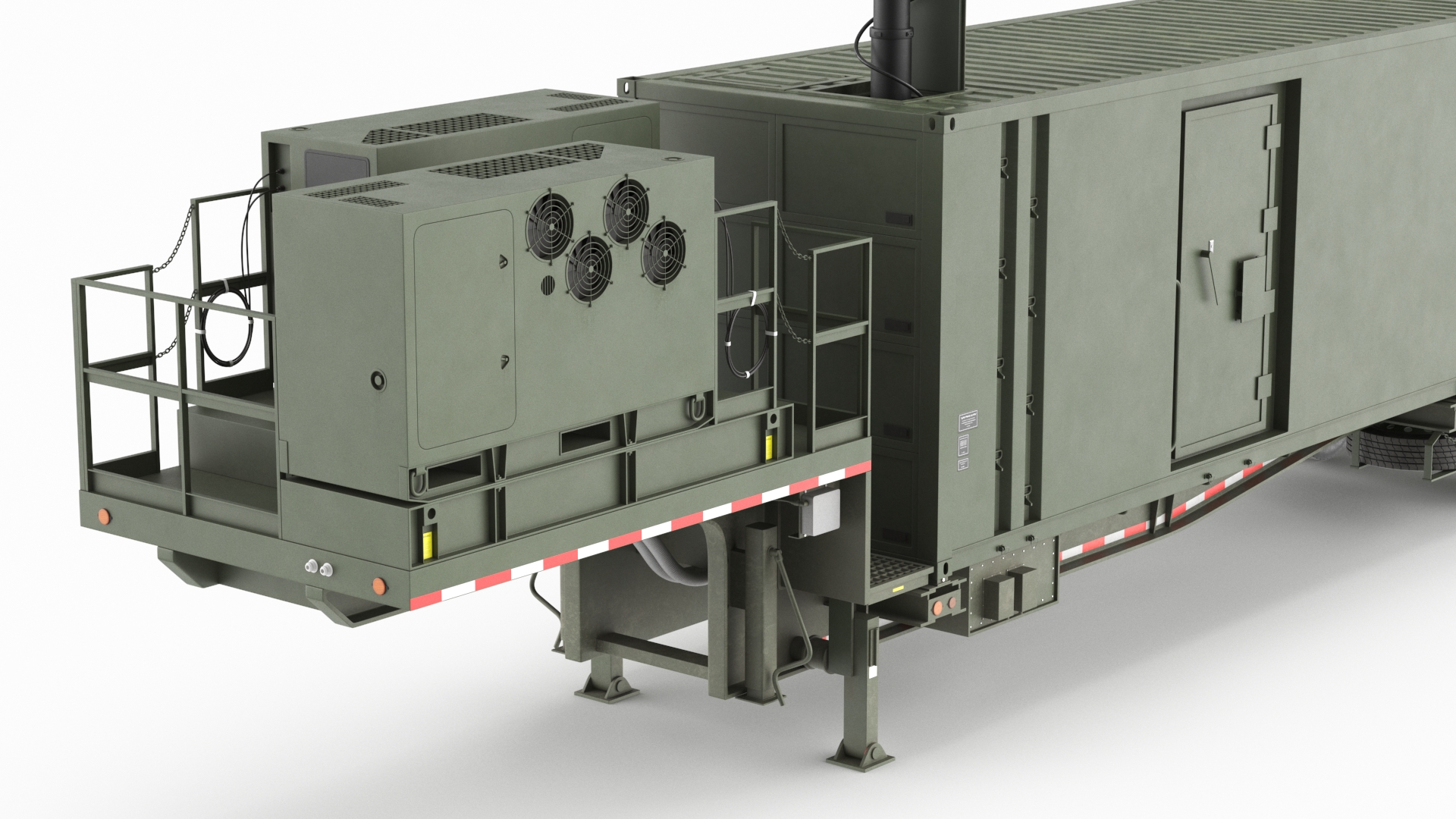3D Typhon Battery Operation Center with Antennas Up model