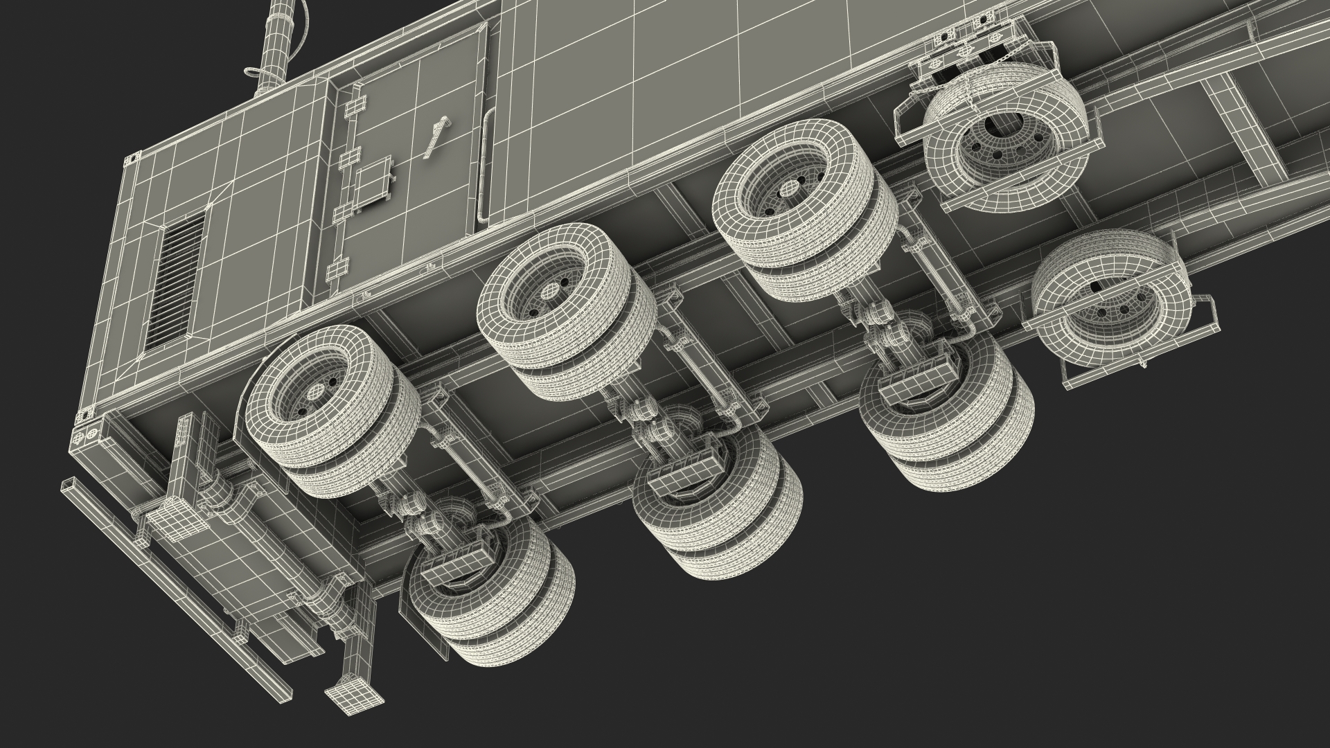 3D Typhon Battery Operation Center with Antennas Up model