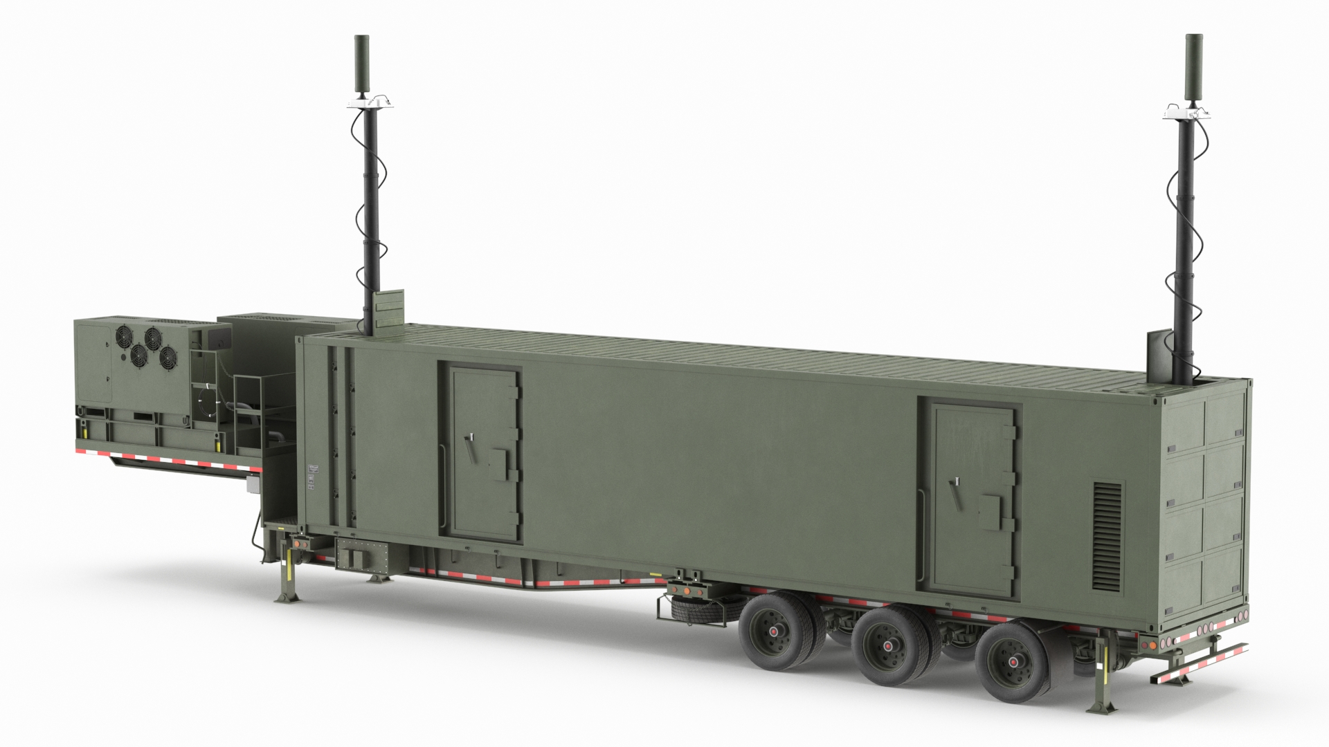 3D Typhon Battery Operation Center with Antennas Up model