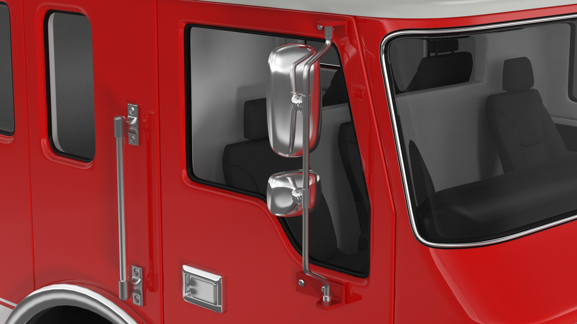 Fire Engine Rigged for Cinema 4D 3D