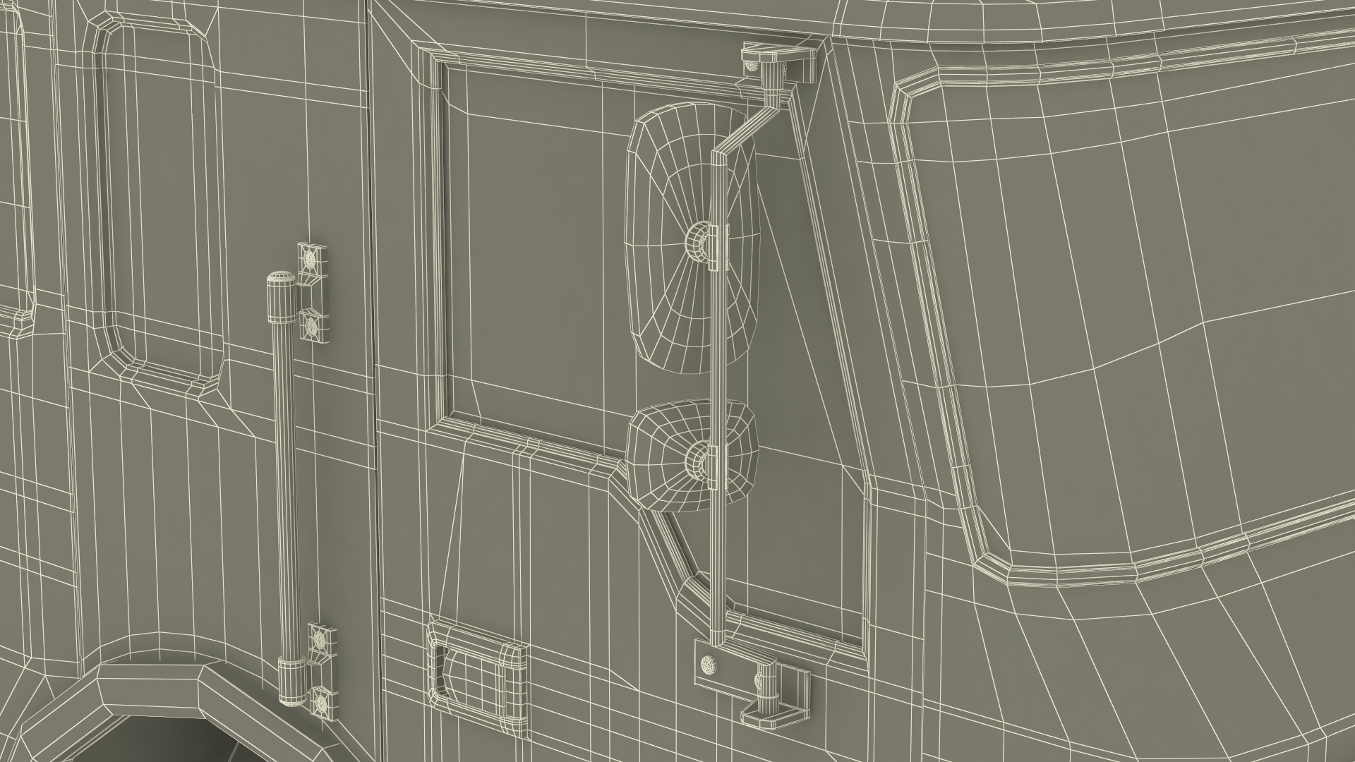 Fire Engine Rigged for Cinema 4D 3D