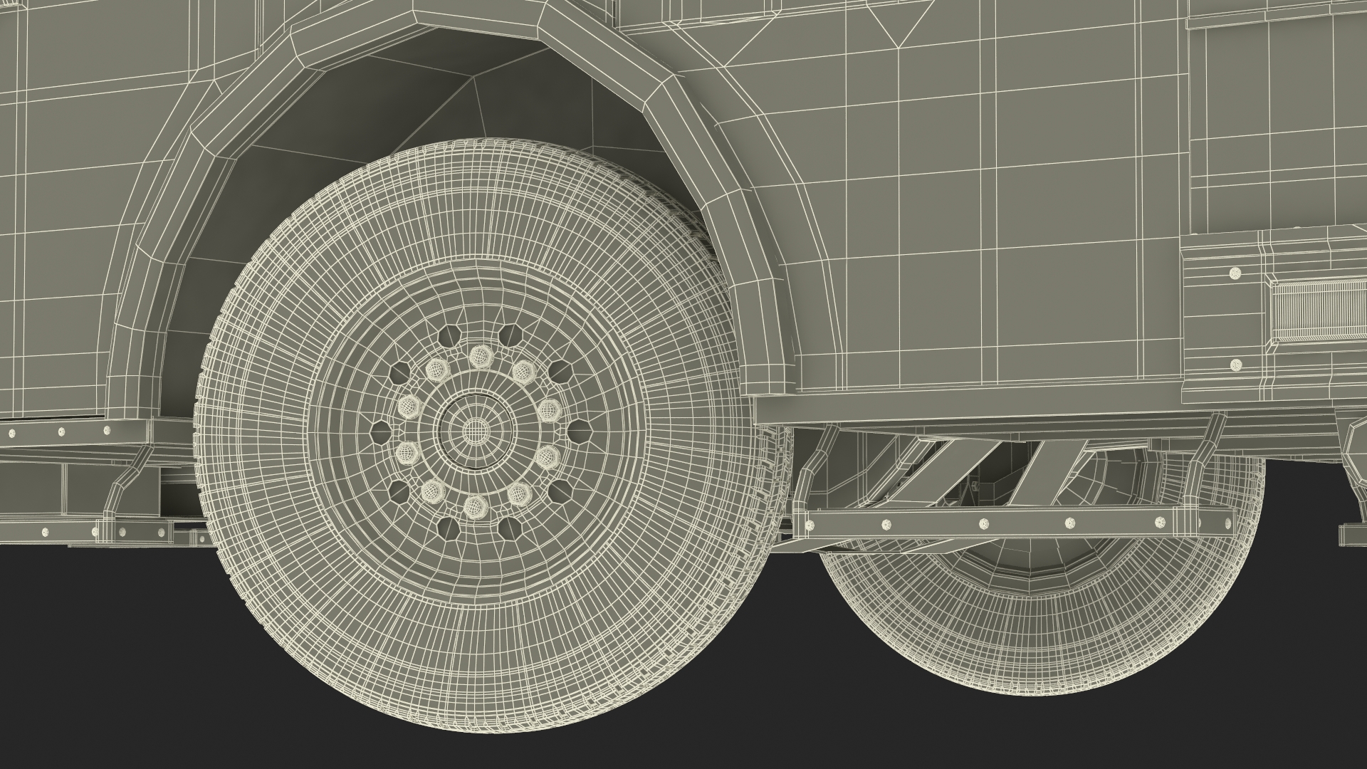 Fire Engine Rigged for Cinema 4D 3D