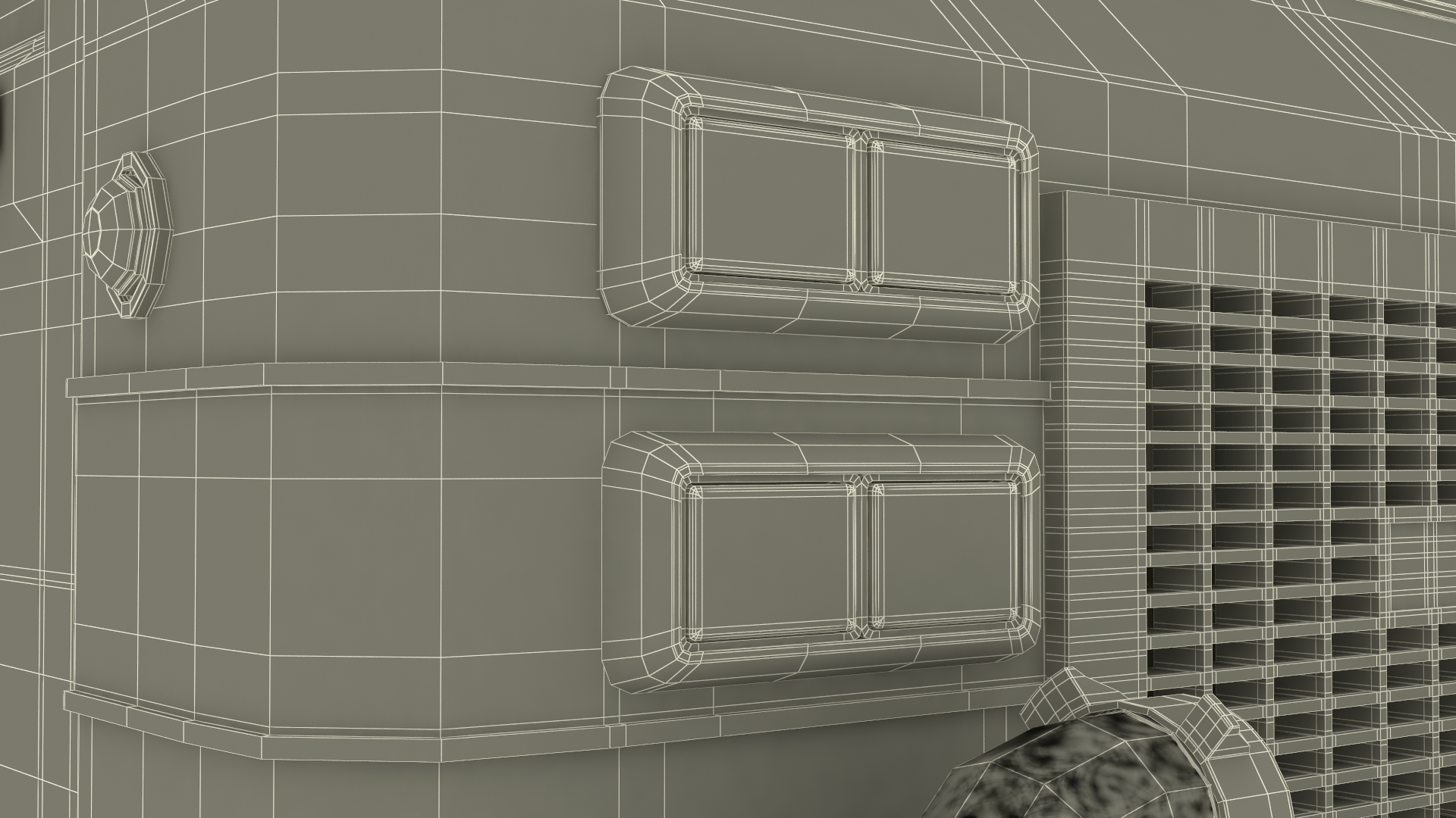 Fire Engine Rigged for Cinema 4D 3D