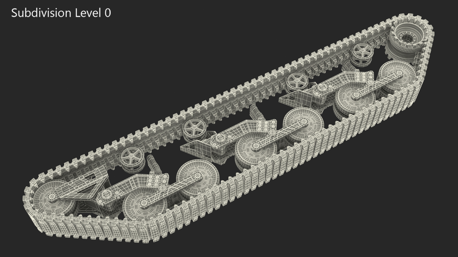 3D Light Tank Track