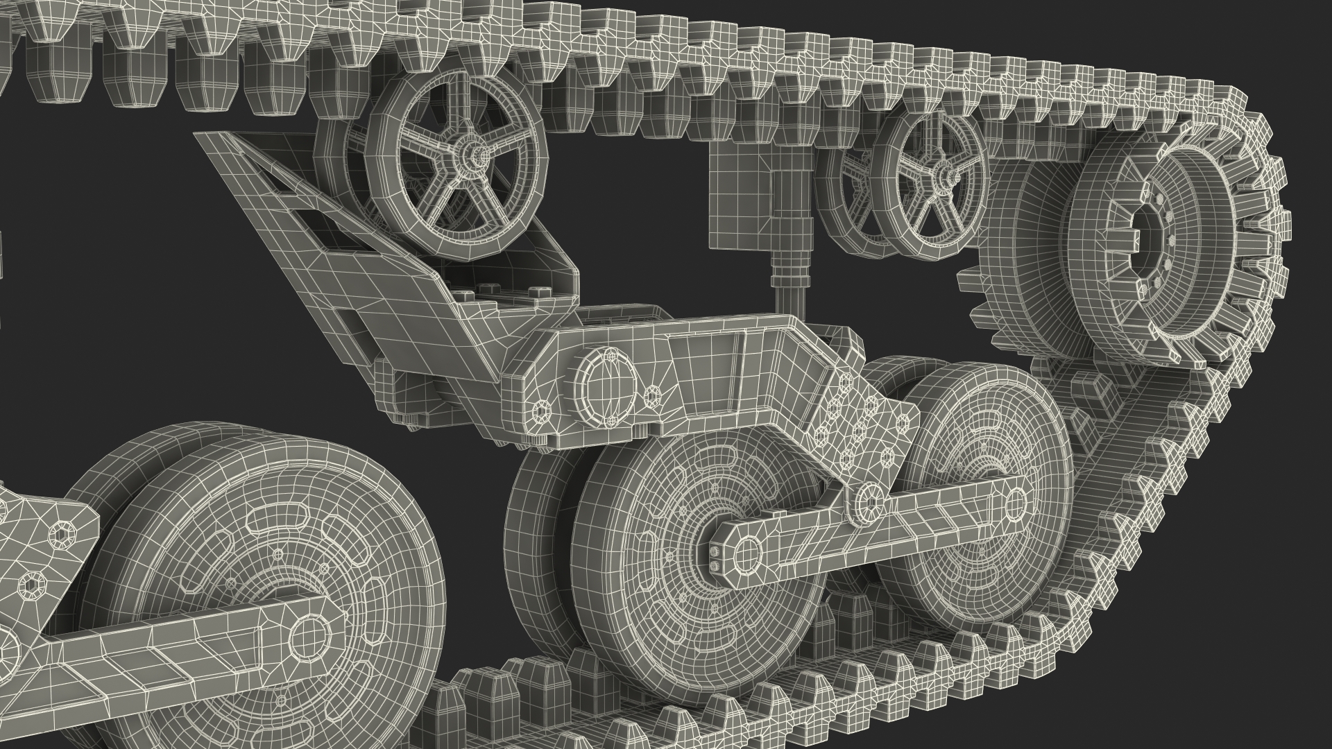 3D Light Tank Track