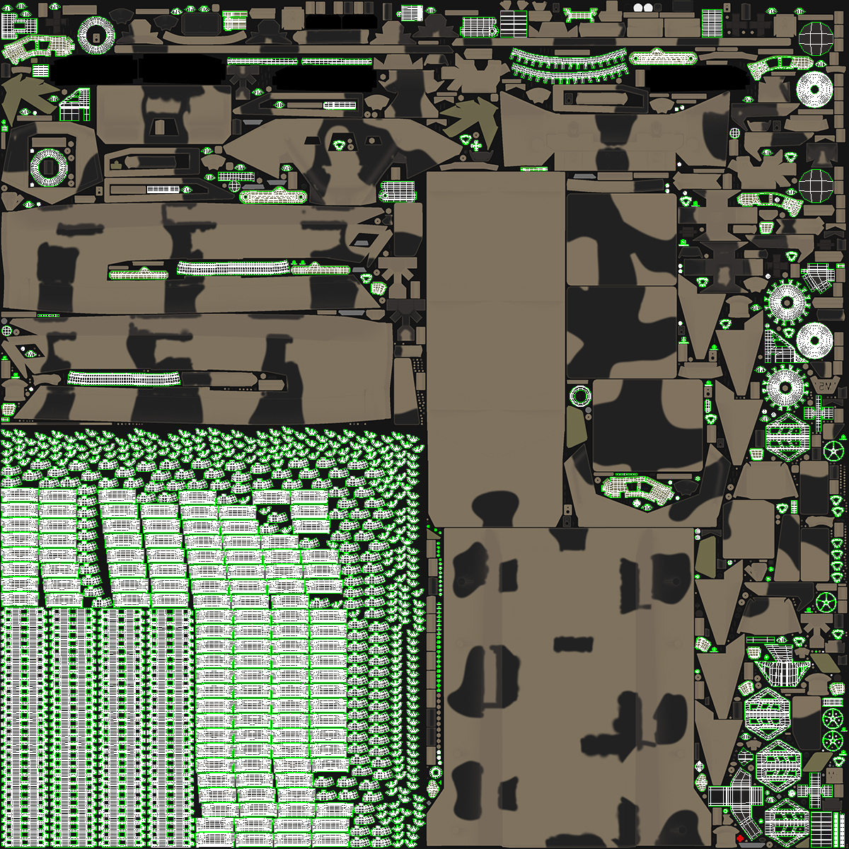3D Light Tank Track