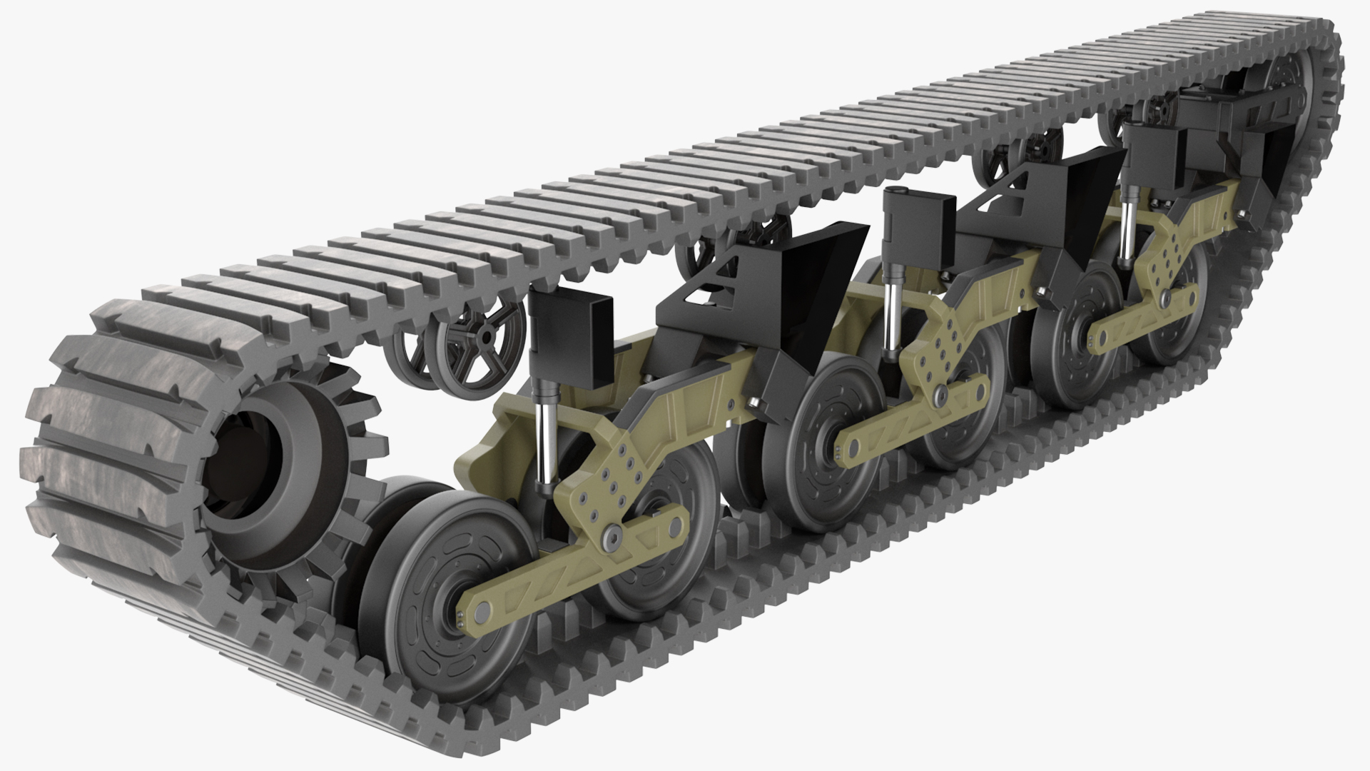 3D Light Tank Track