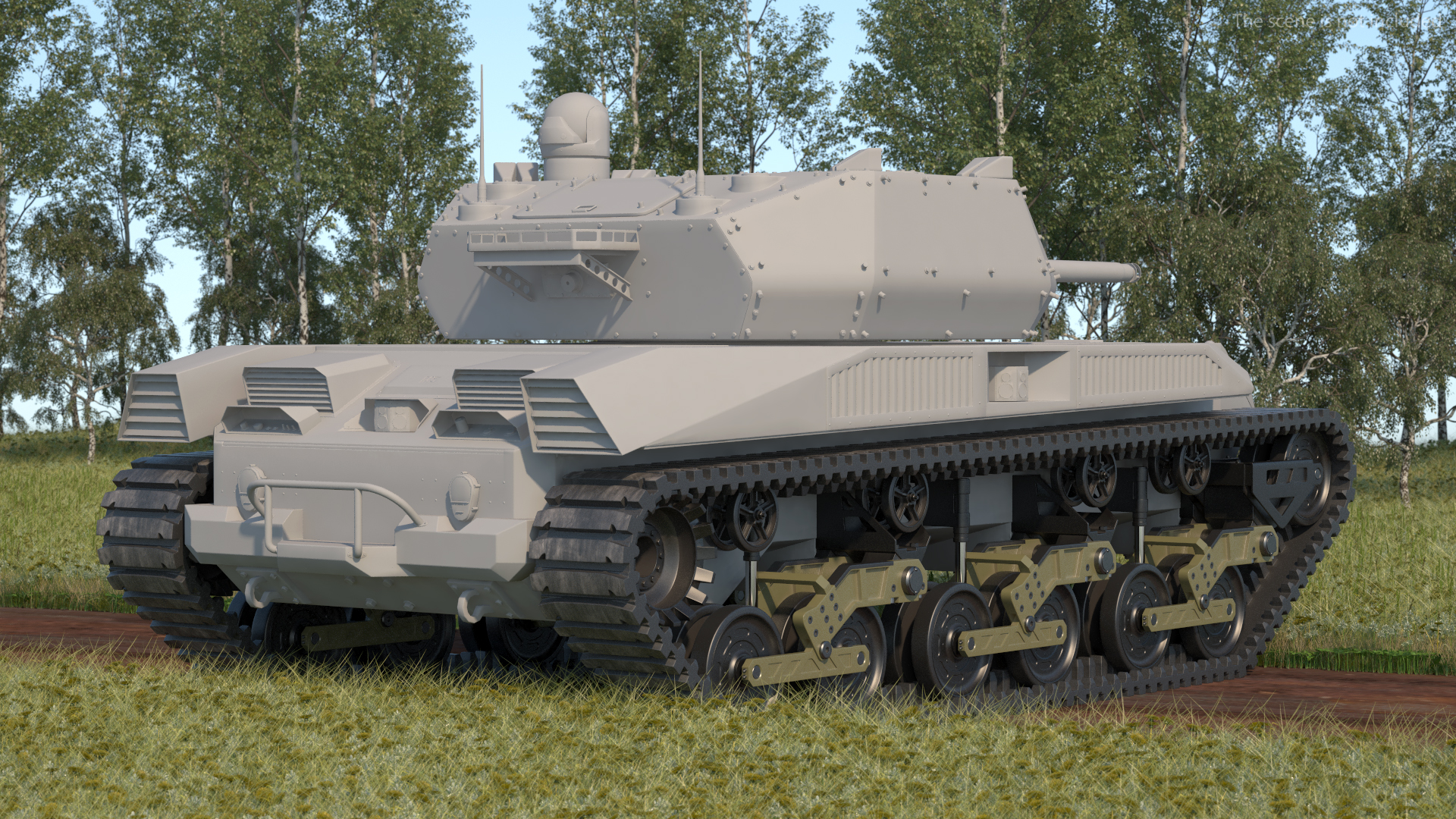 3D Light Tank Track