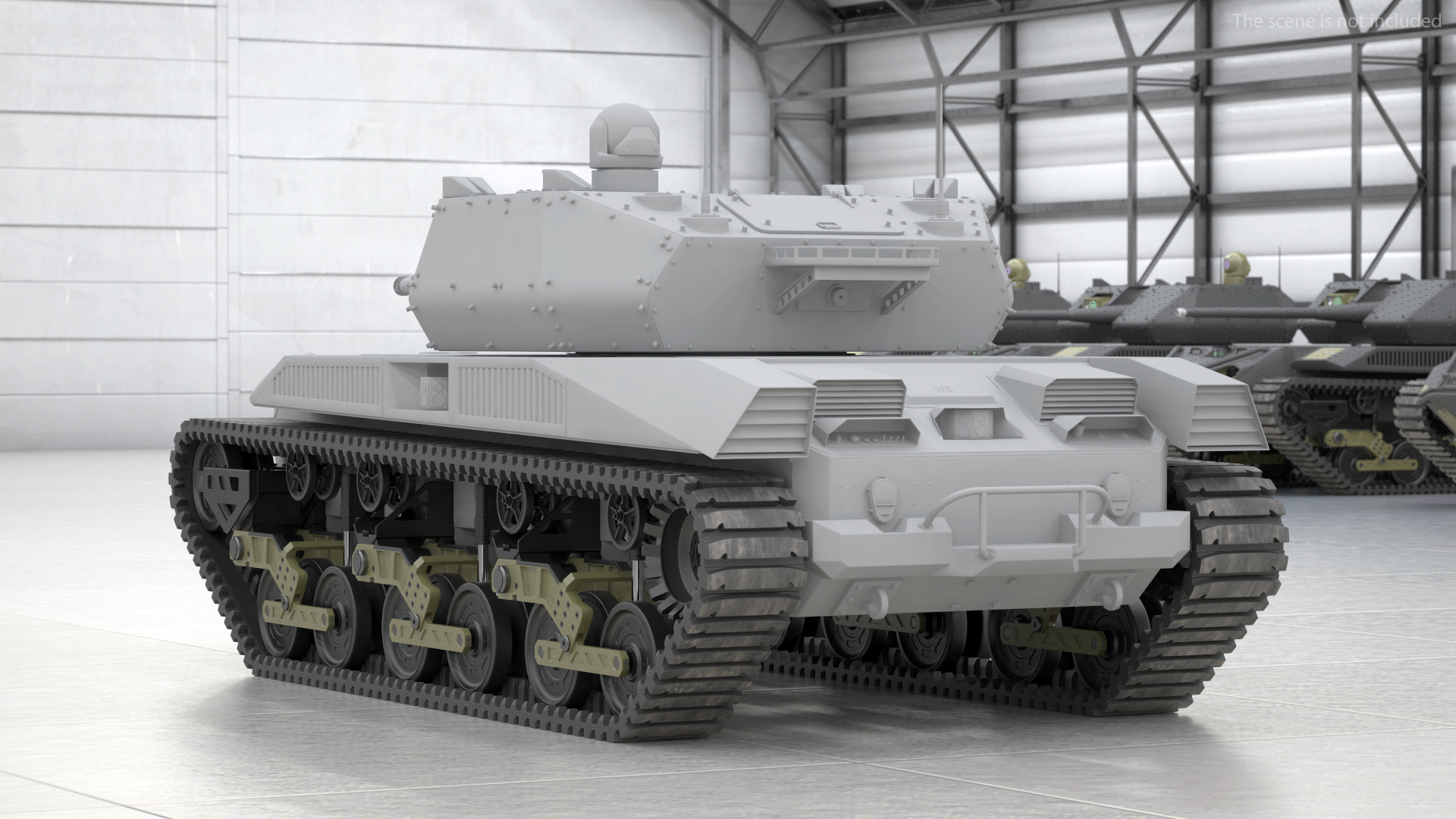 3D Light Tank Track