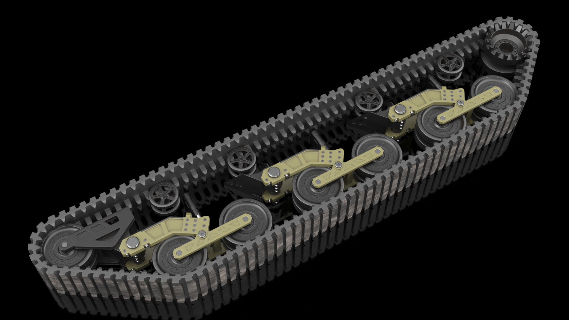3D Light Tank Track