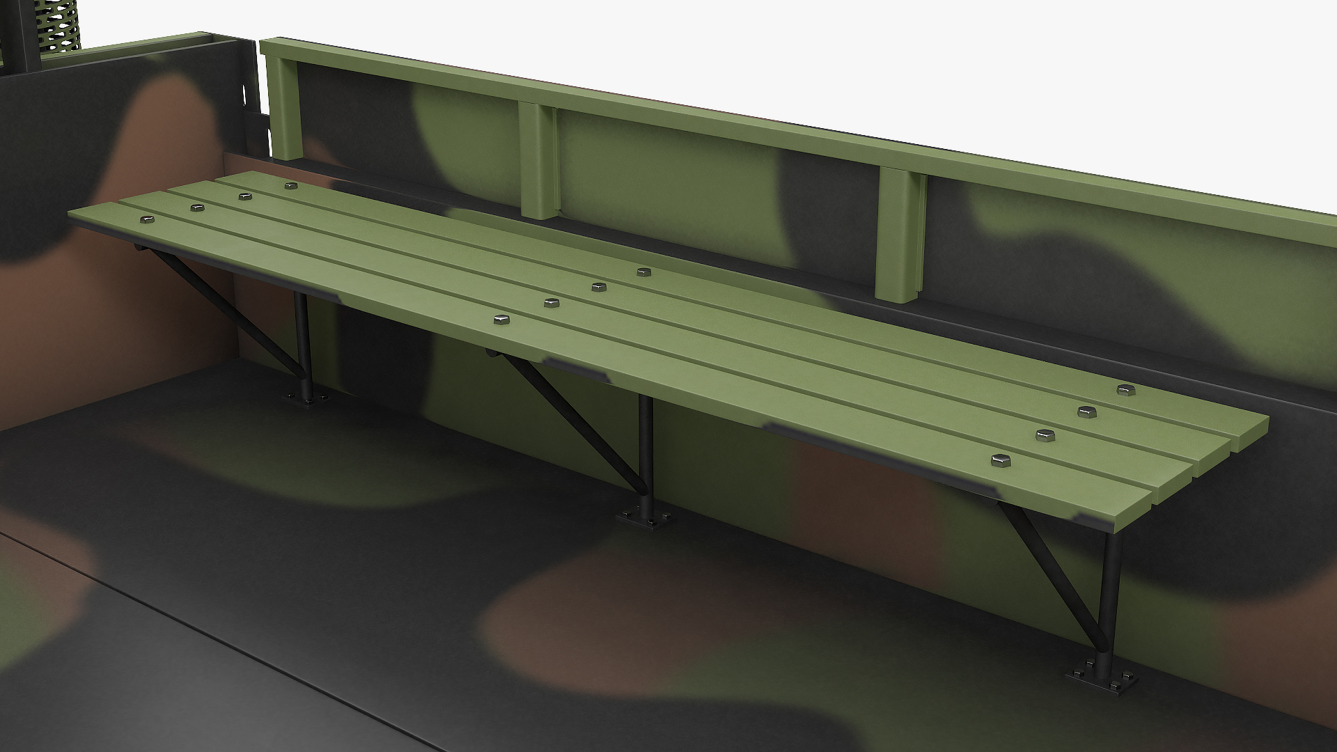 Medium Tactical Vehicle 6x6 Rigged 3D model