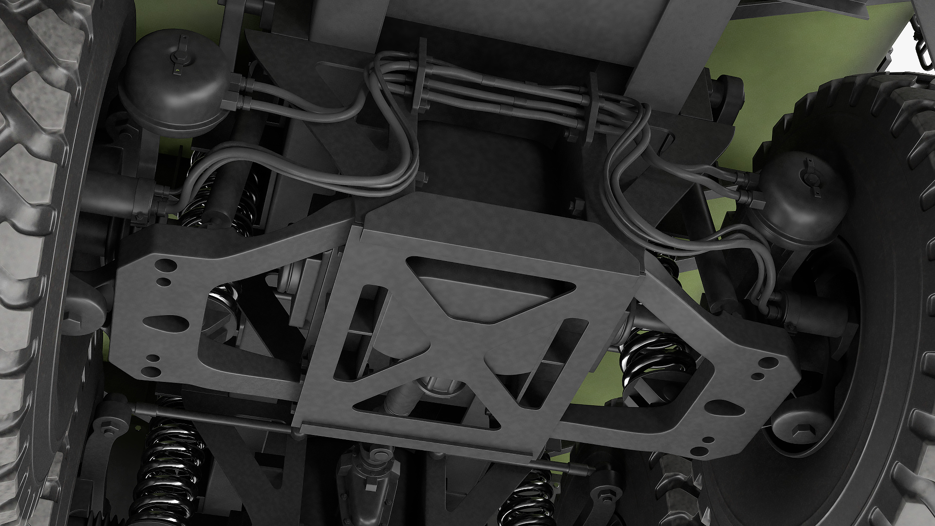 Medium Tactical Vehicle 6x6 Rigged 3D model