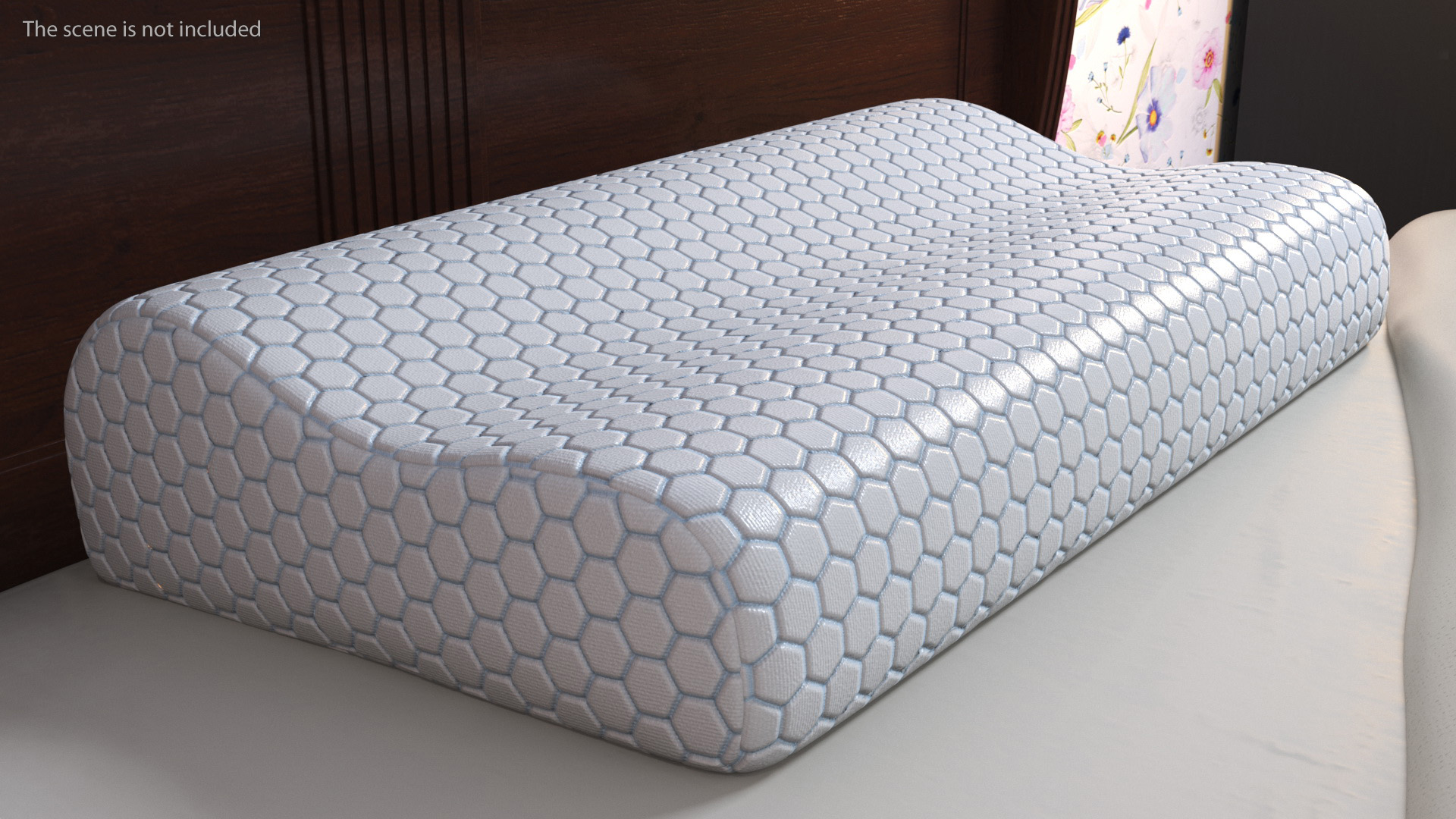 Ergonomic Orthopedic Pillow 3D