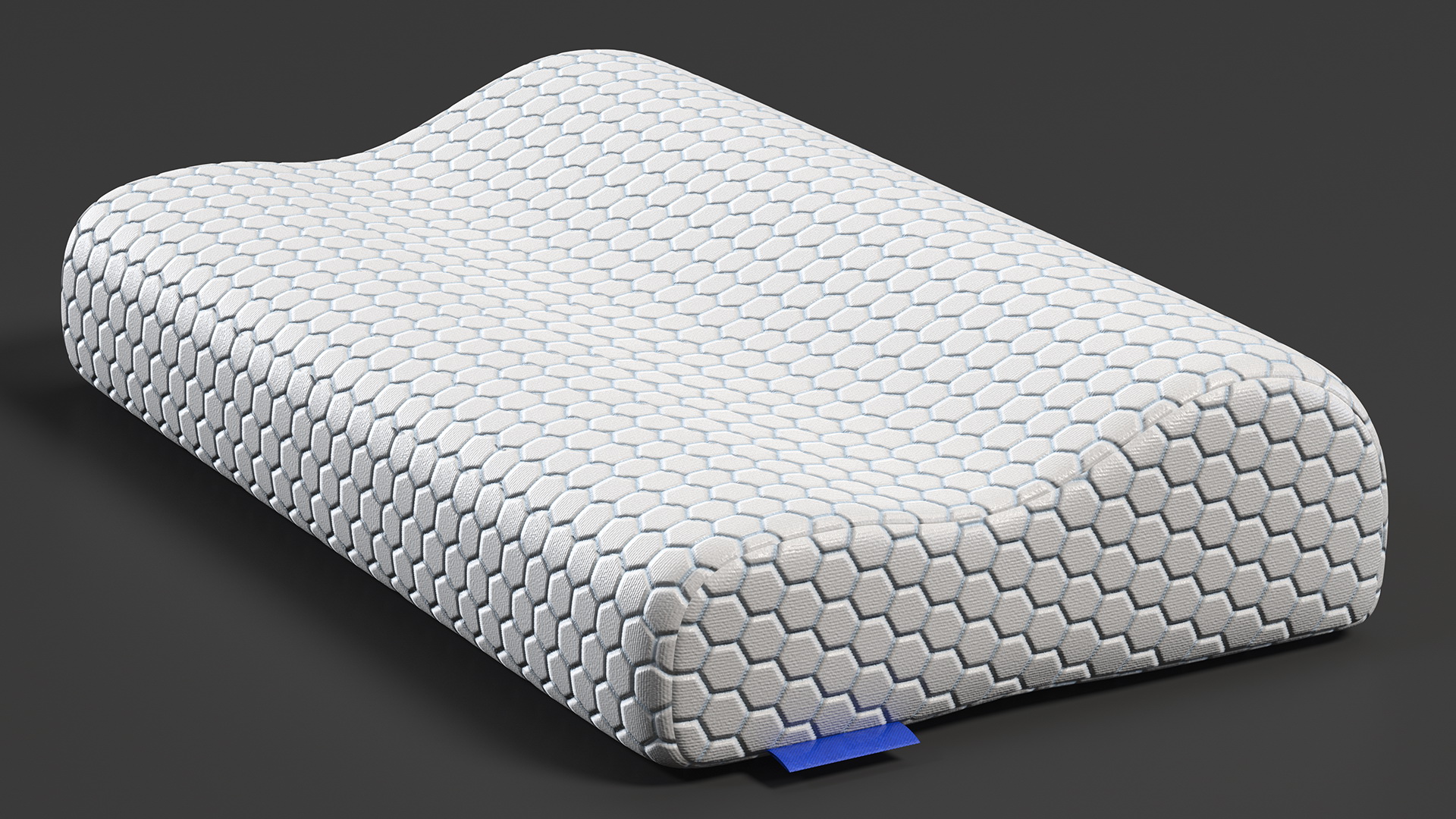 Ergonomic Orthopedic Pillow 3D