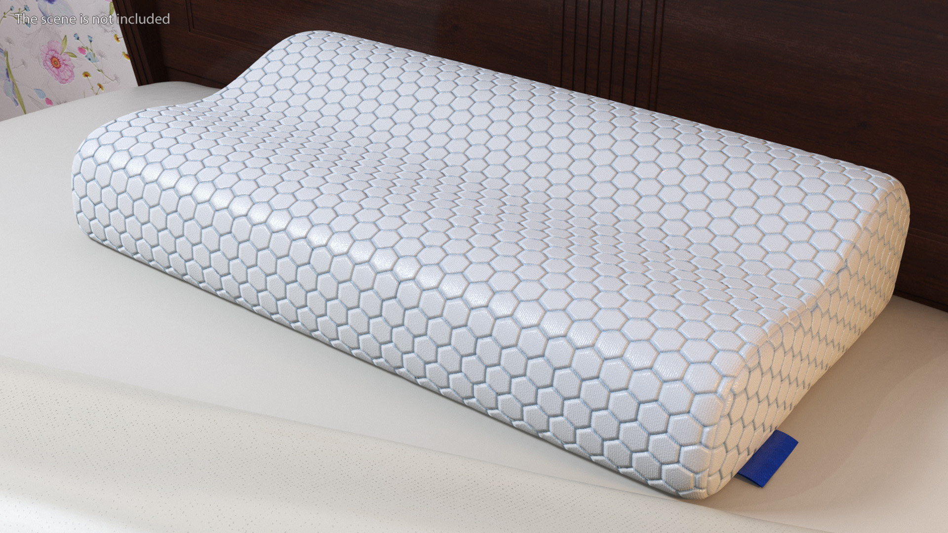 Ergonomic Orthopedic Pillow 3D