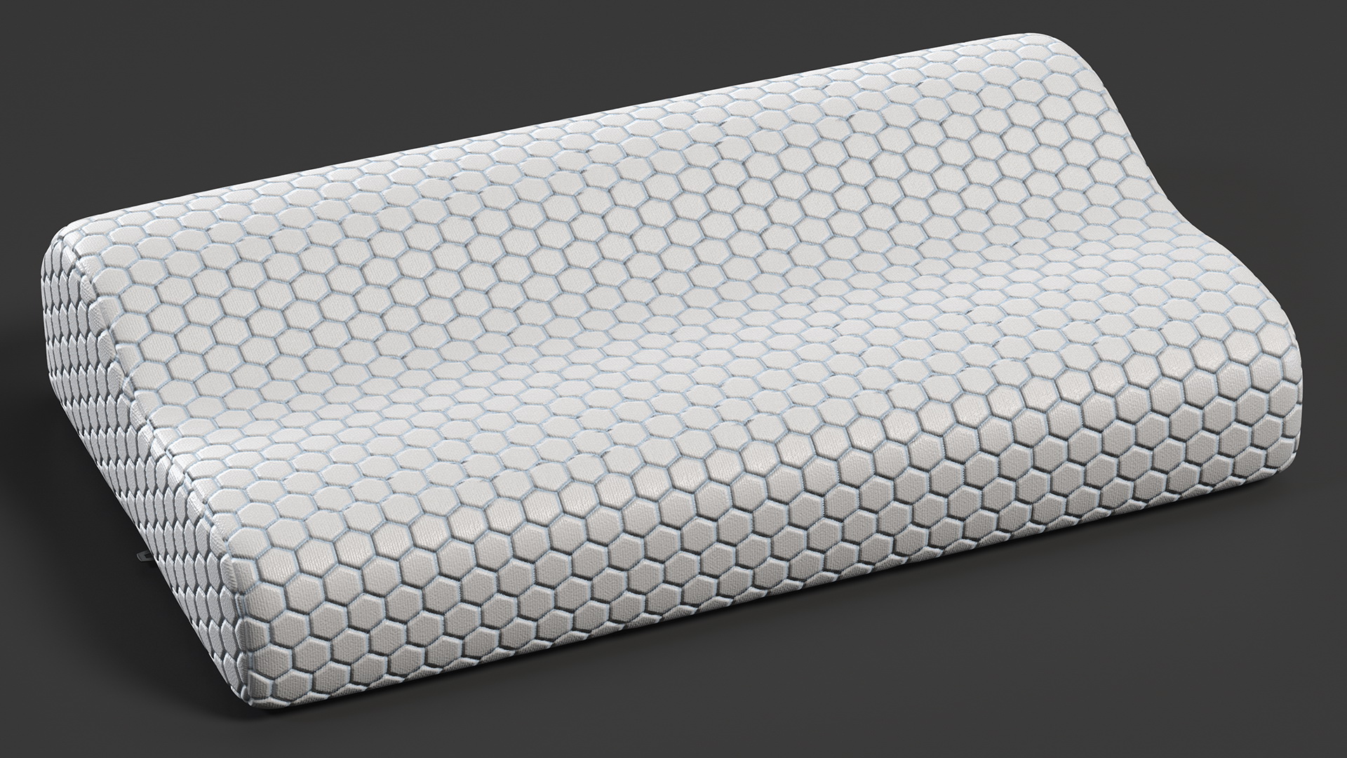 Ergonomic Orthopedic Pillow 3D
