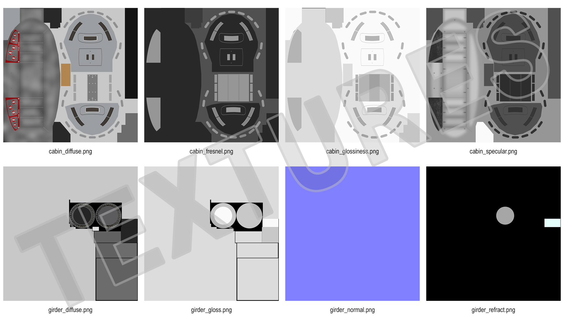 3D model Ferris Wheel Passenger Capsule