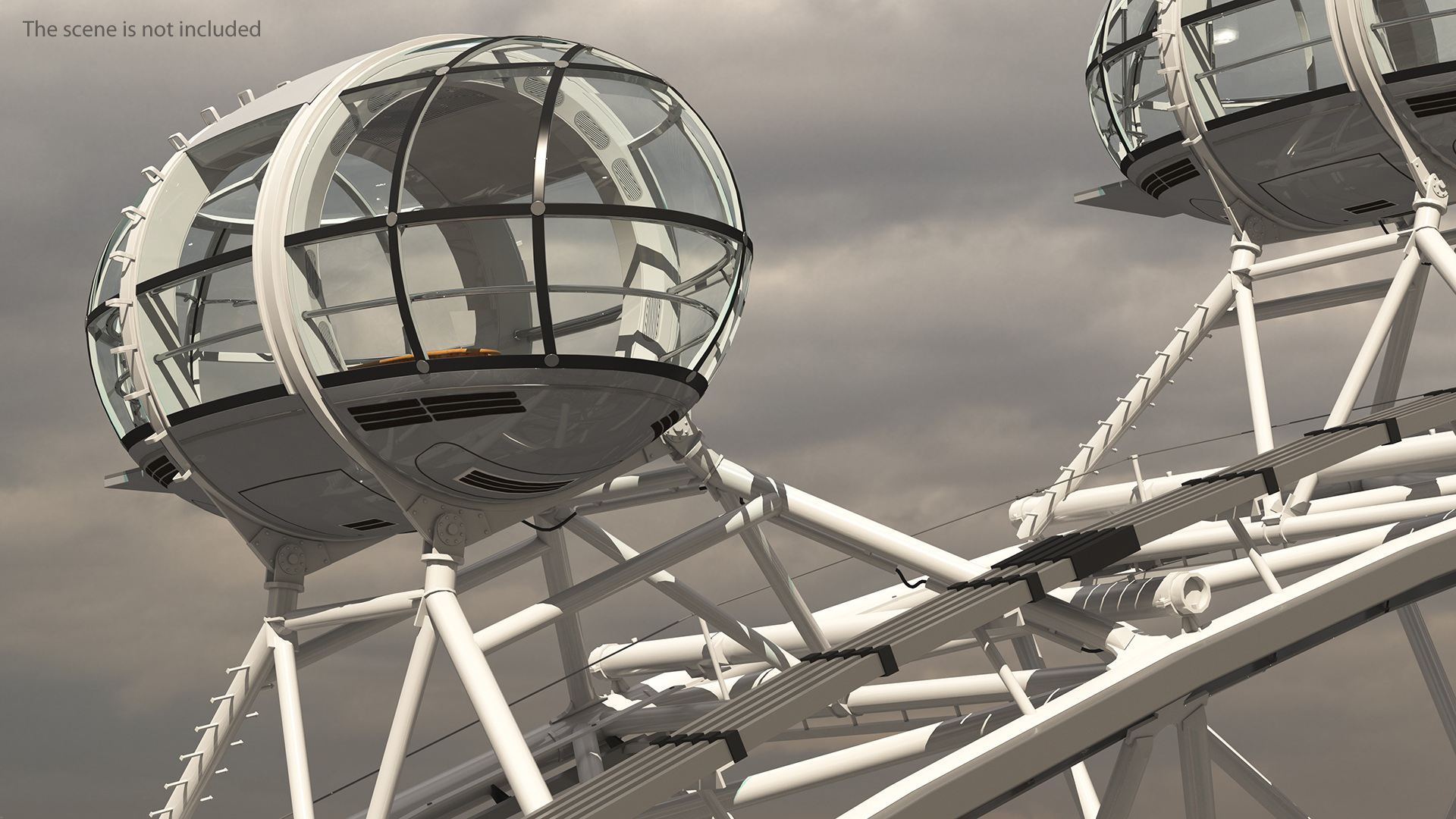 3D model Ferris Wheel Passenger Capsule