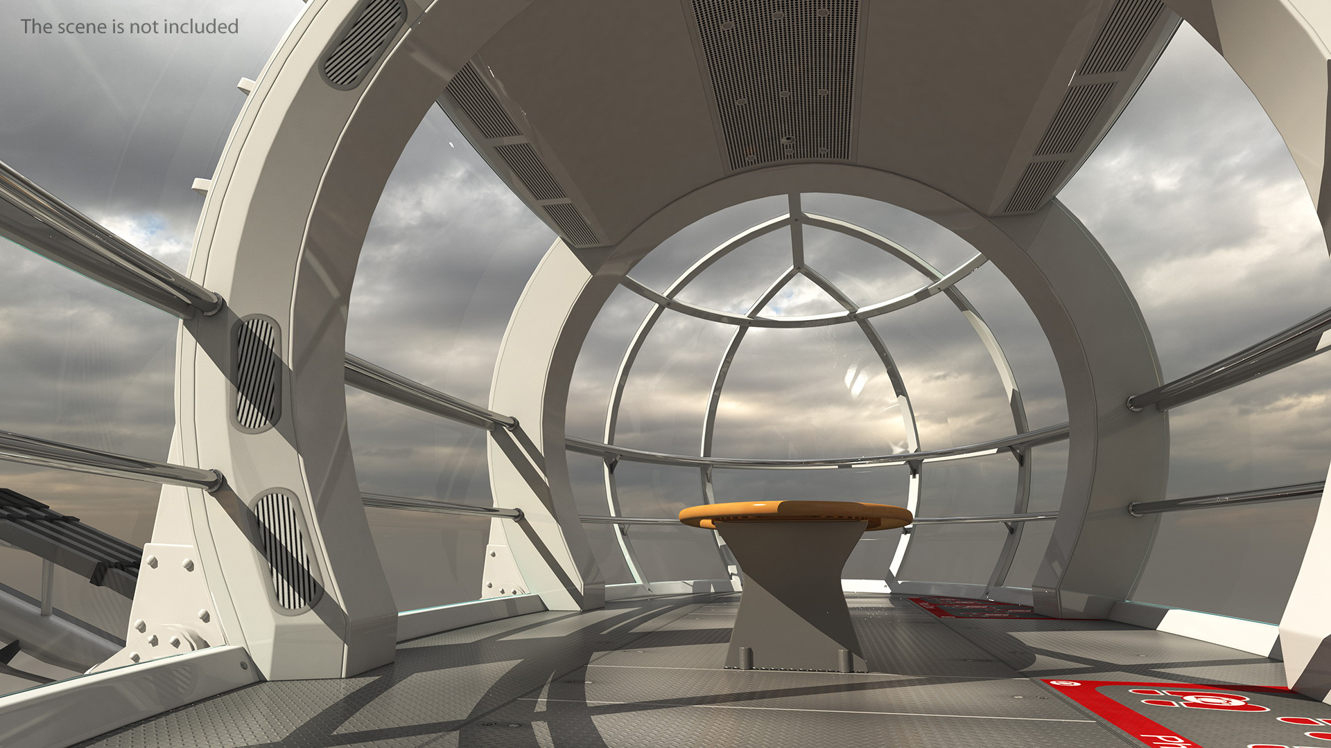 3D model Ferris Wheel Passenger Capsule