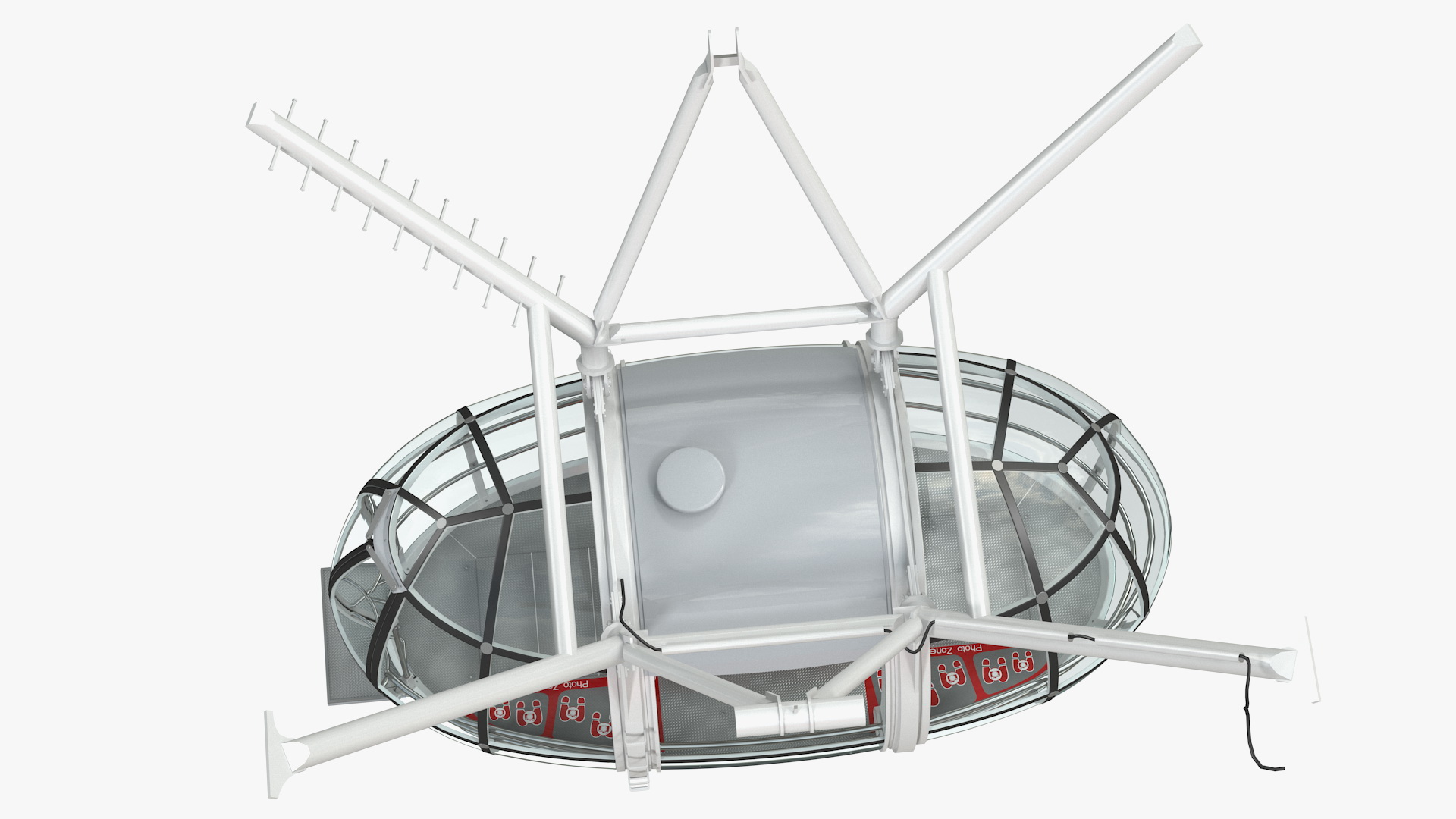 3D model Ferris Wheel Passenger Capsule