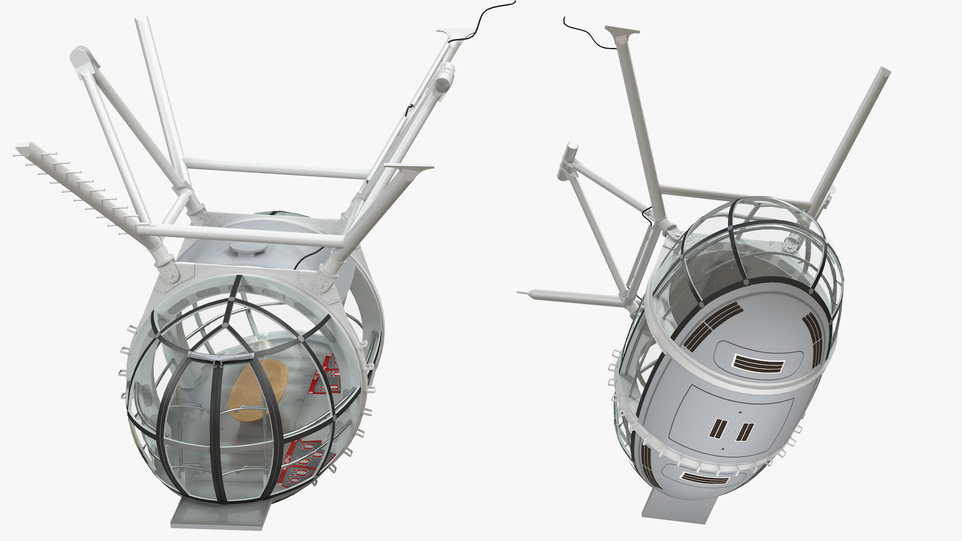 3D model Ferris Wheel Passenger Capsule