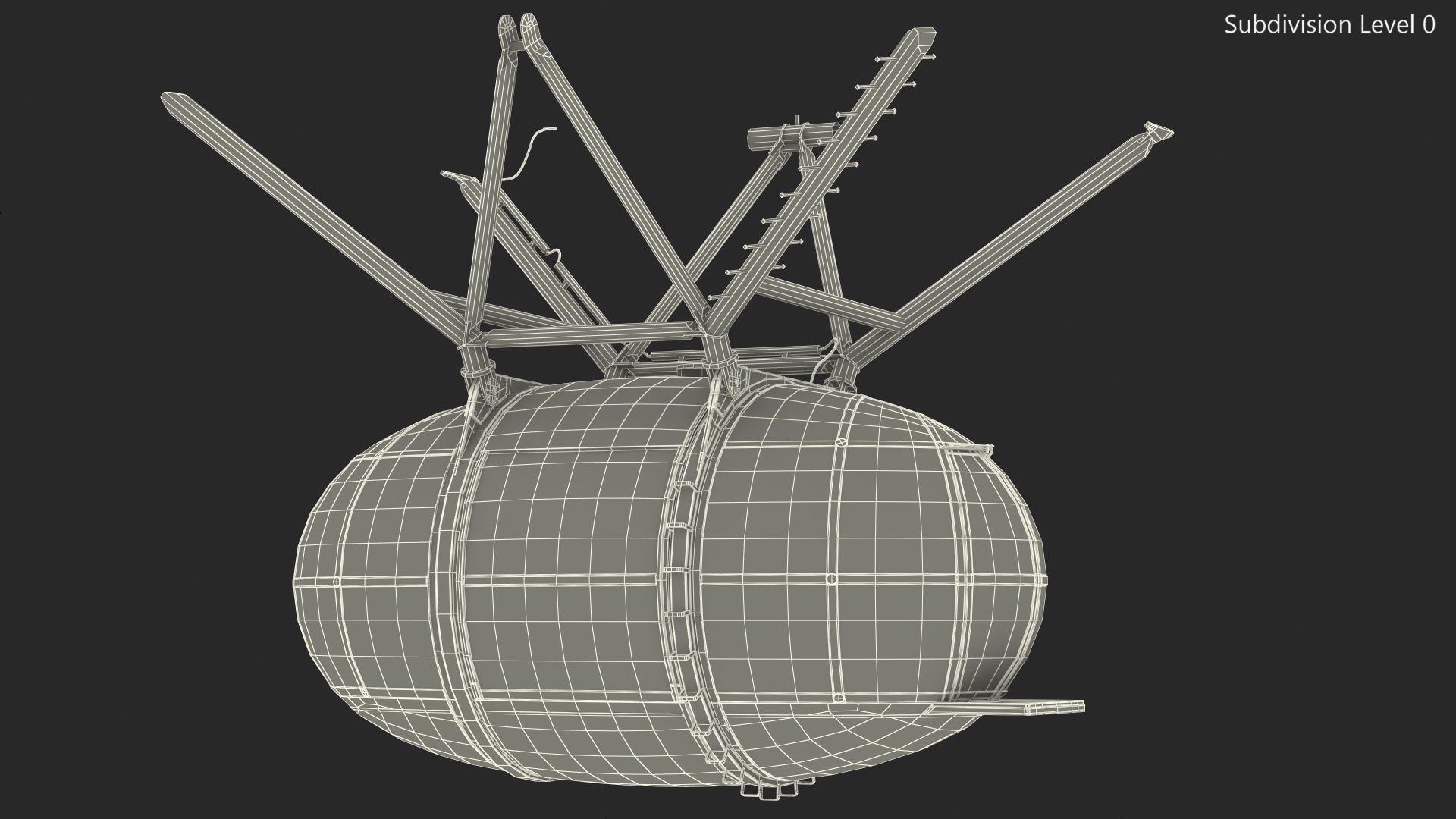 3D model Ferris Wheel Passenger Capsule