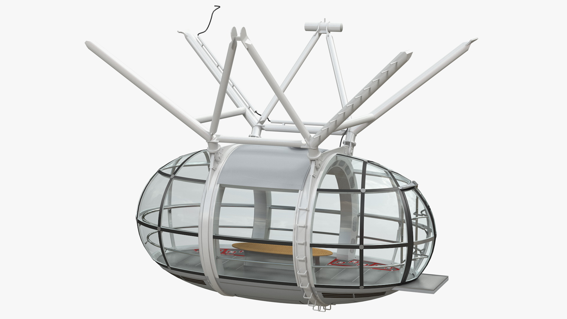 3D model Ferris Wheel Passenger Capsule