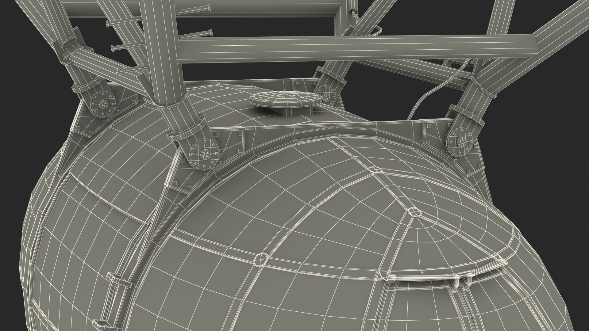 3D model Ferris Wheel Passenger Capsule